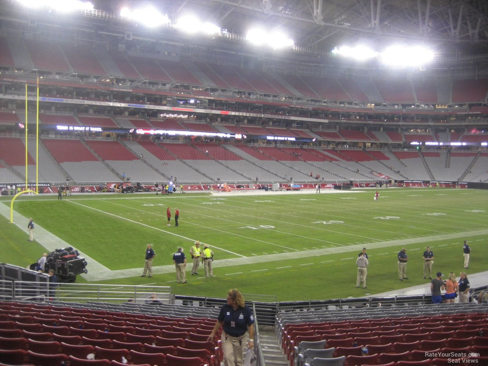 section 136, row 20 seat view  for football - state farm stadium
