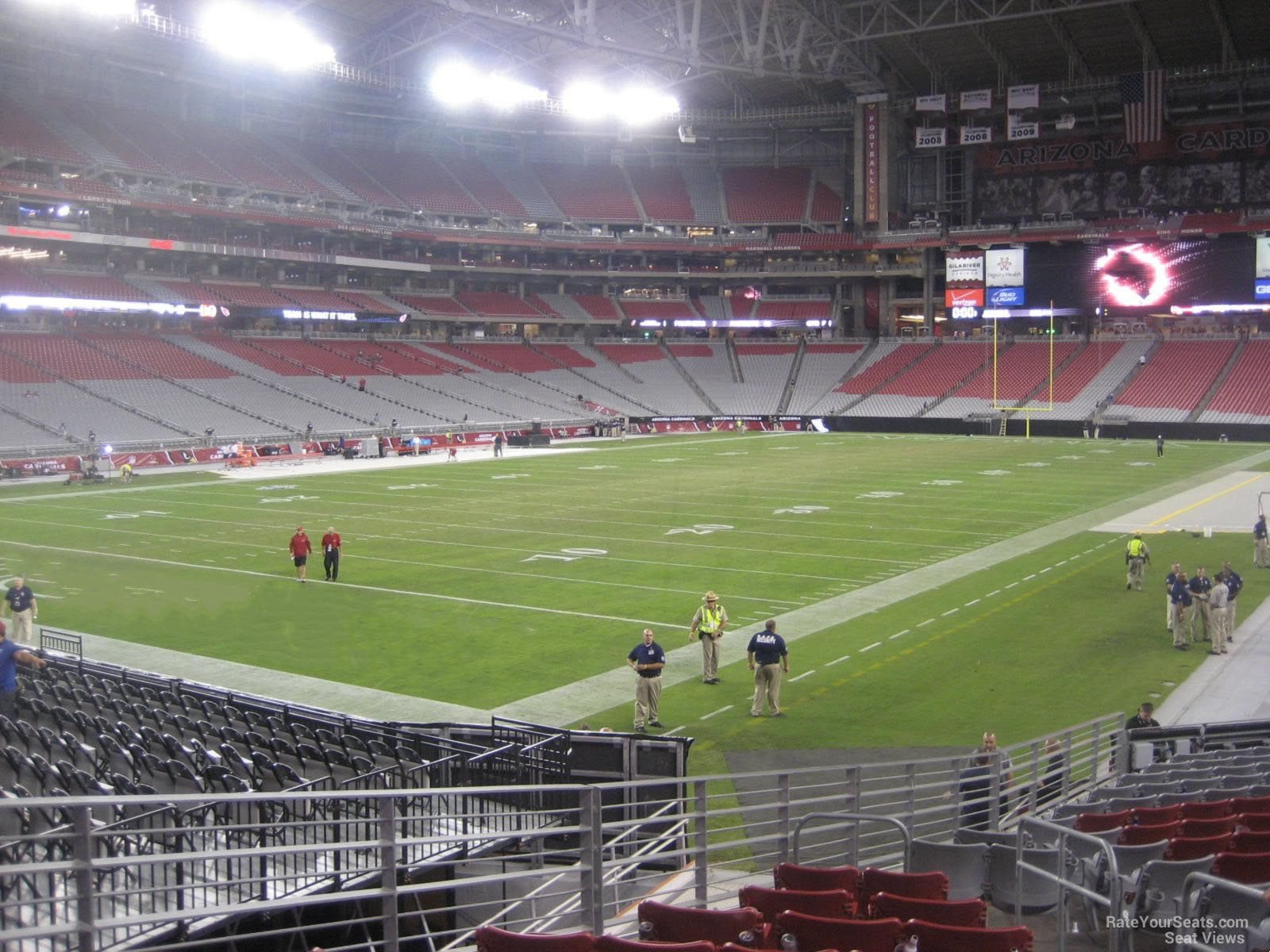 section 137, row 20 seat view  for football - state farm stadium