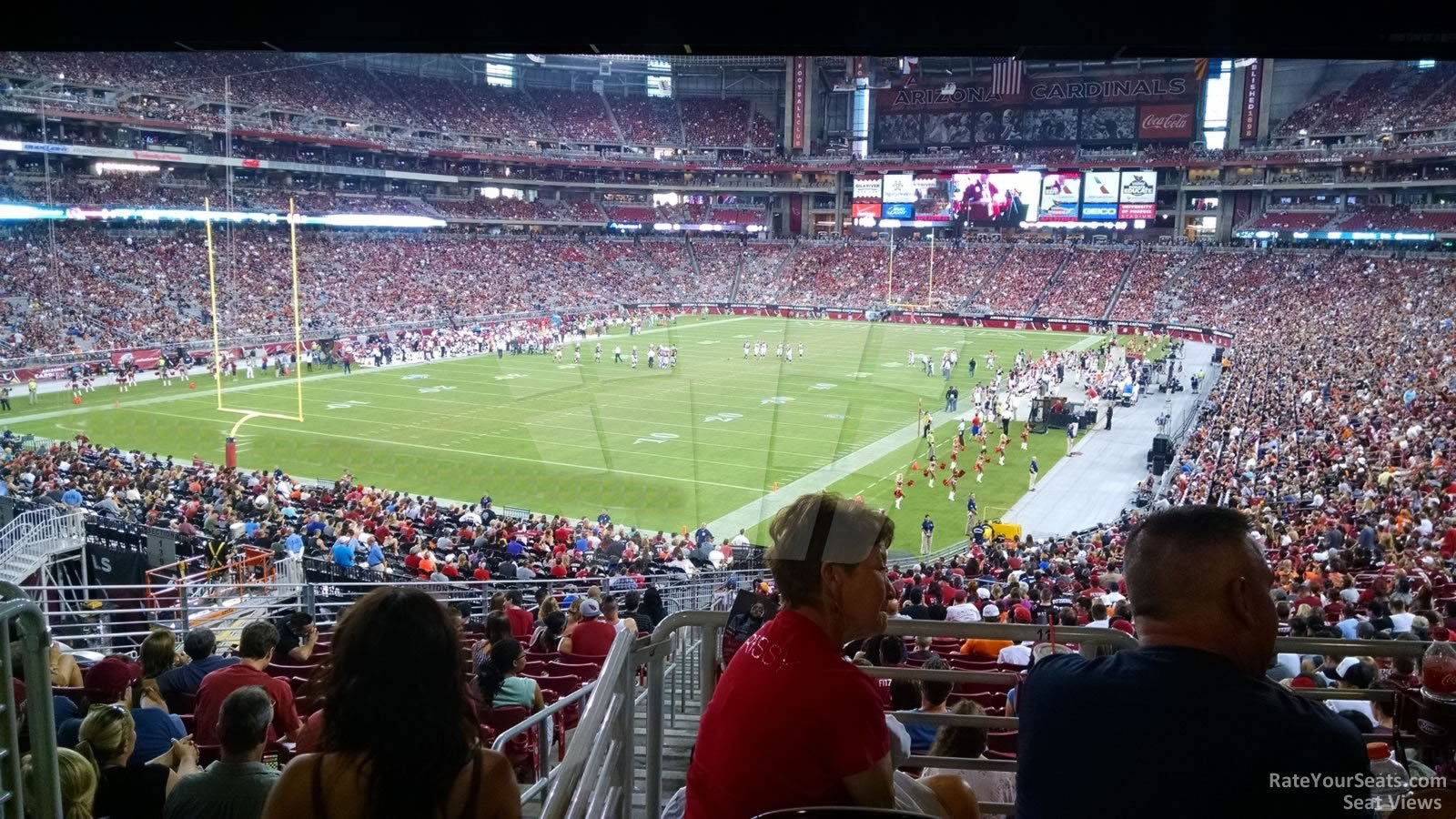 section 137, row 41 seat view  for football - state farm stadium