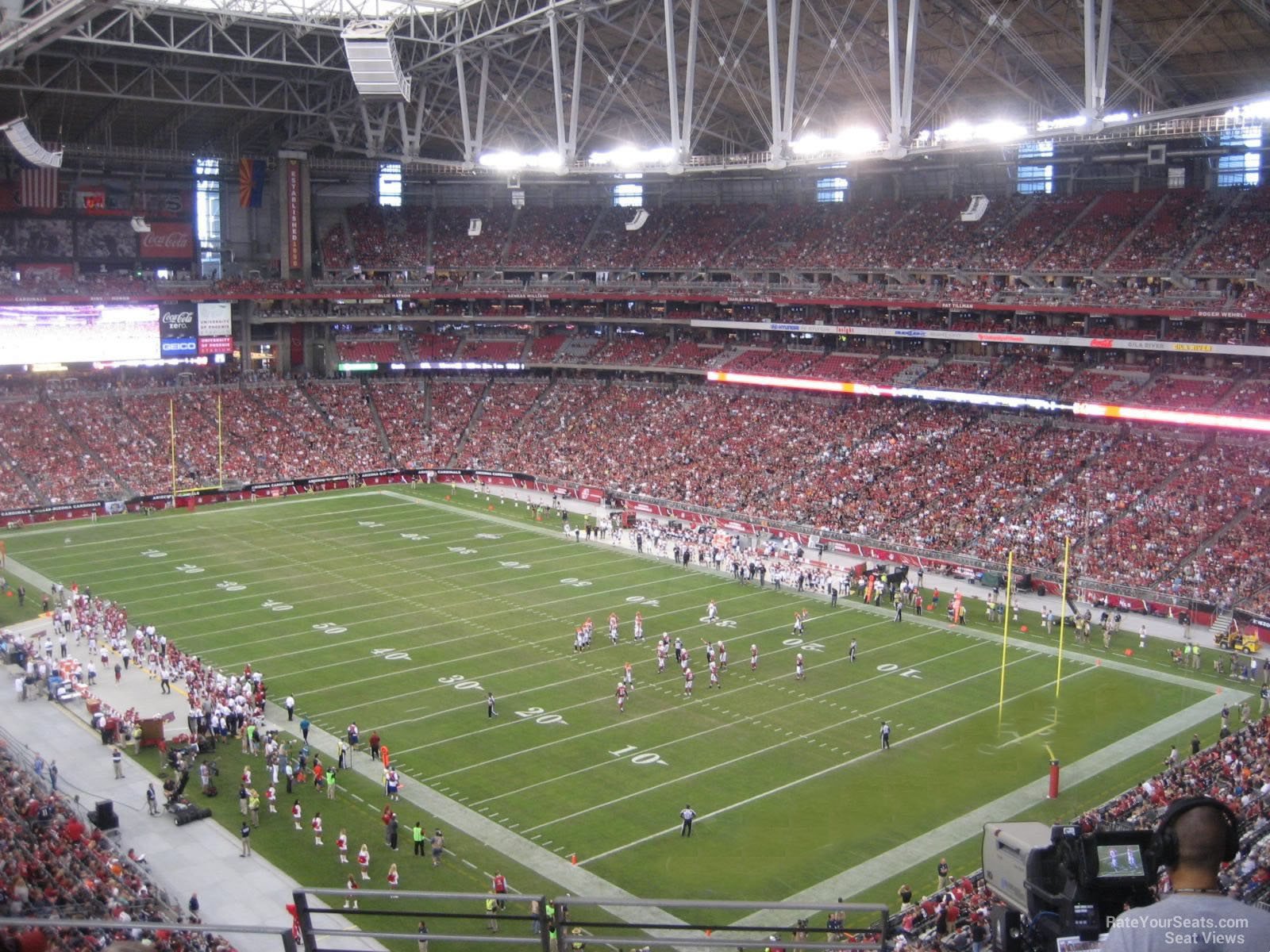 section 403, row 9 seat view  for football - state farm stadium