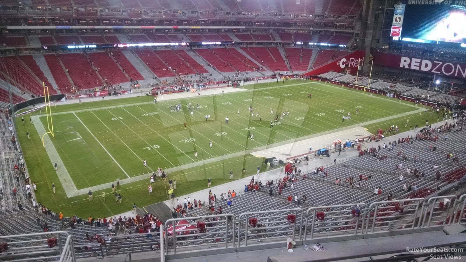 section 419, row 2 seat view  for football - state farm stadium