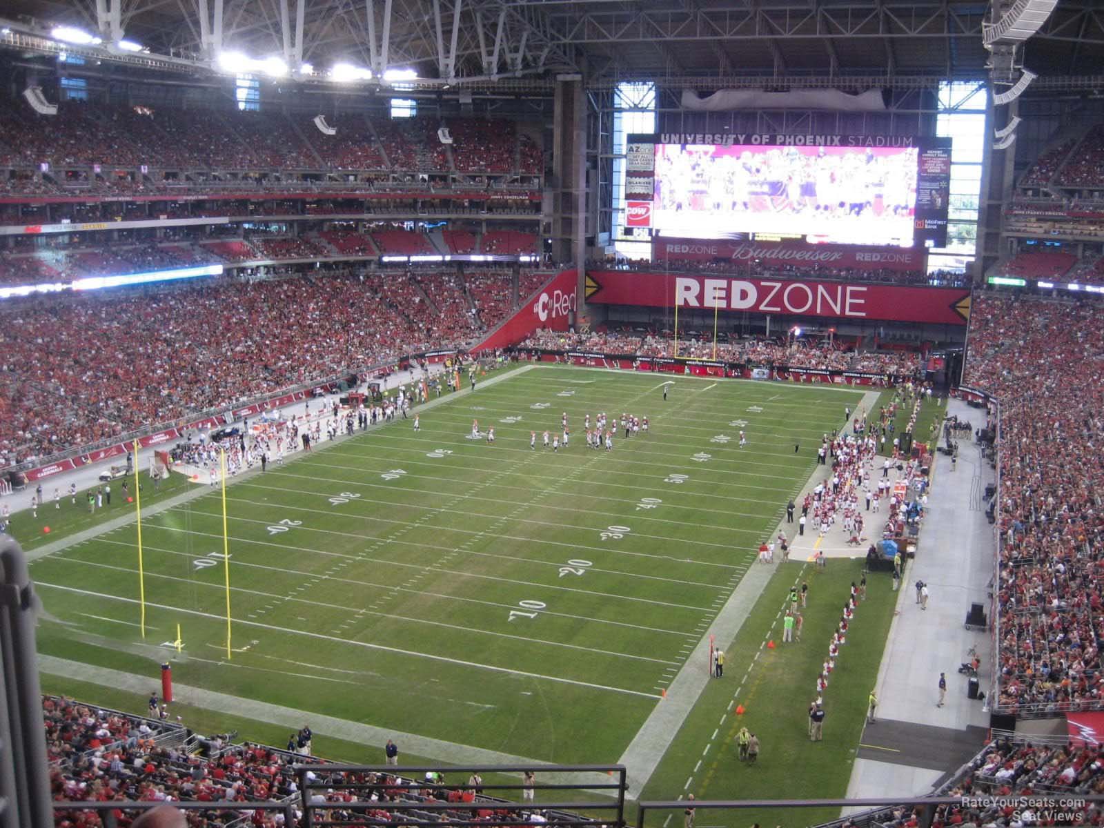 section 422, row e seat view  for football - state farm stadium