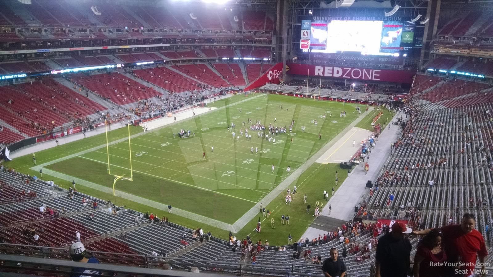 section 423, row 2 seat view  for football - state farm stadium