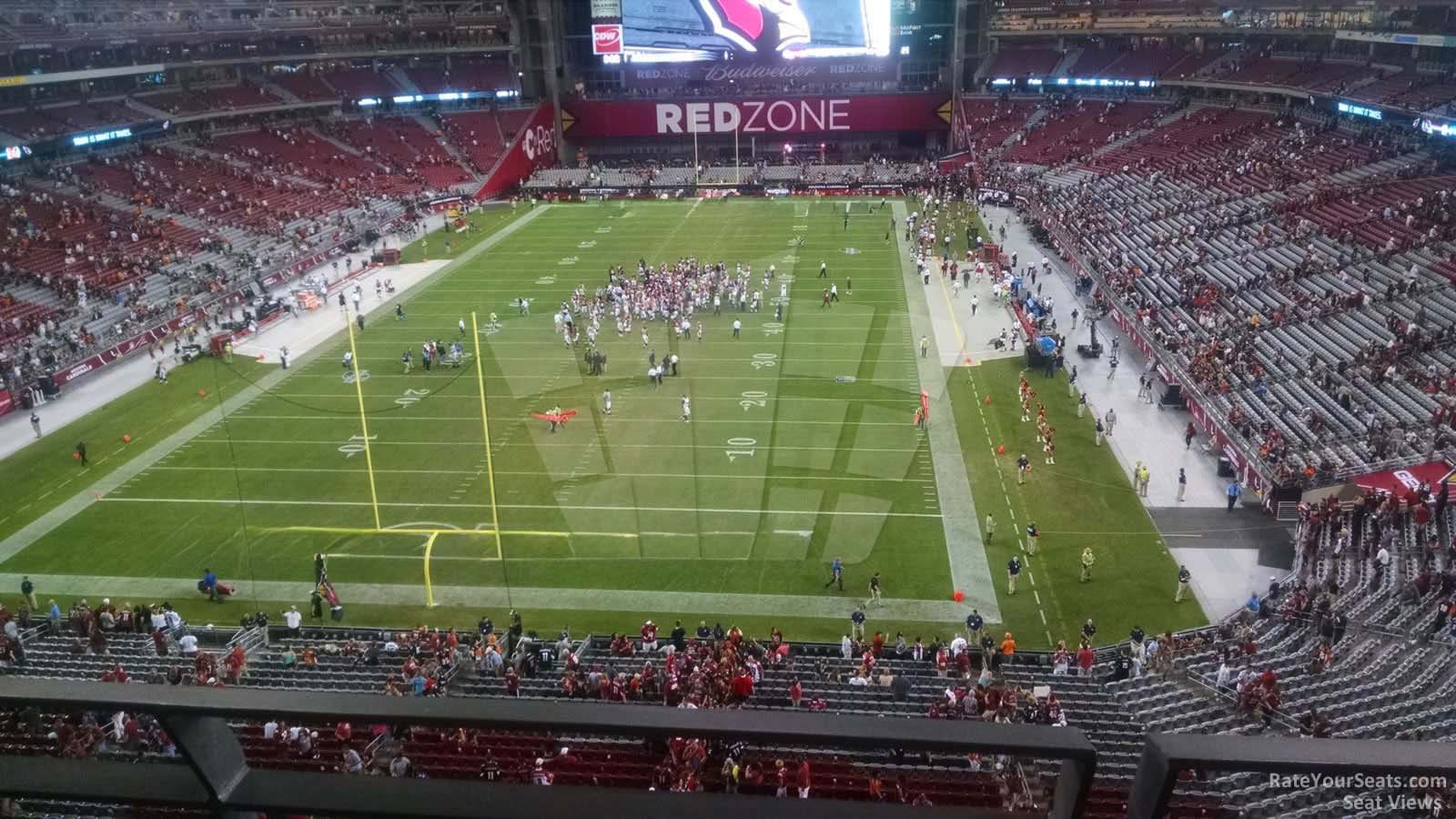 section 426, row b seat view  for football - state farm stadium