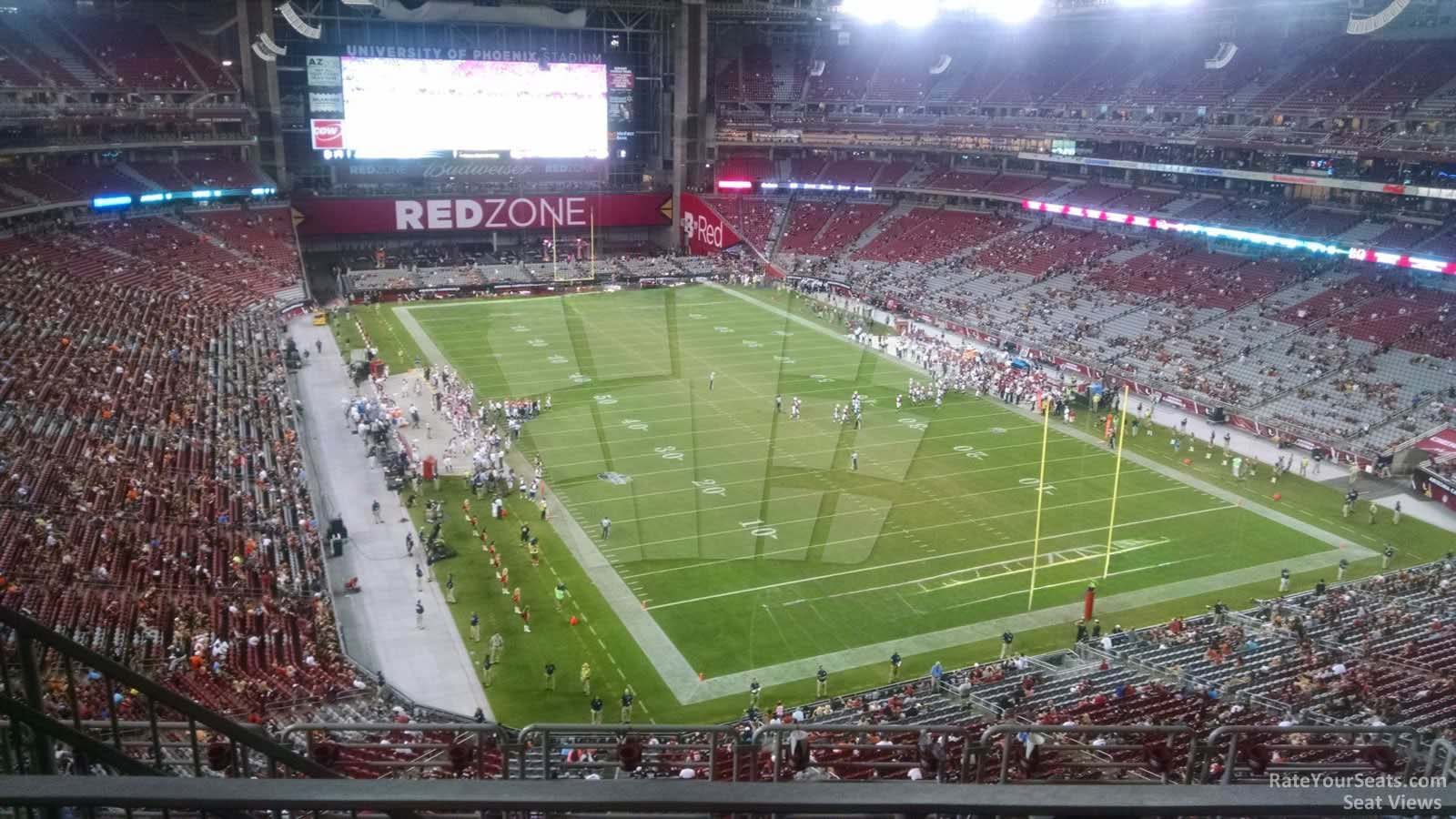 section 432, row 2 seat view  for football - state farm stadium