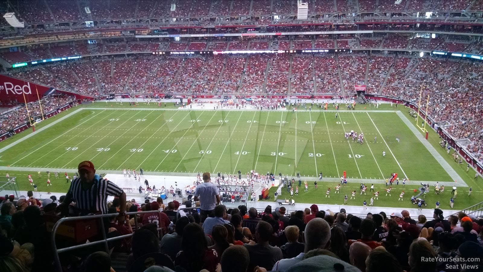 section 441, row 14 seat view  for football - state farm stadium