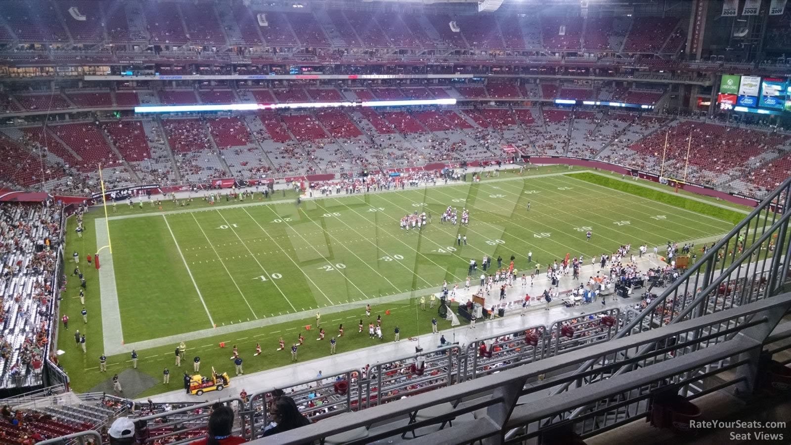 section 449, row 2 seat view  for football - state farm stadium