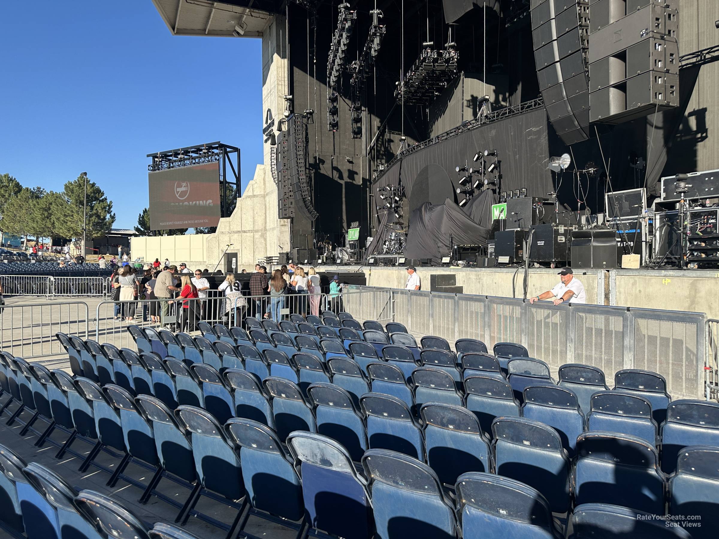 Section 101 at Utah First Credit Union Amphitheatre - RateYourSeats.com