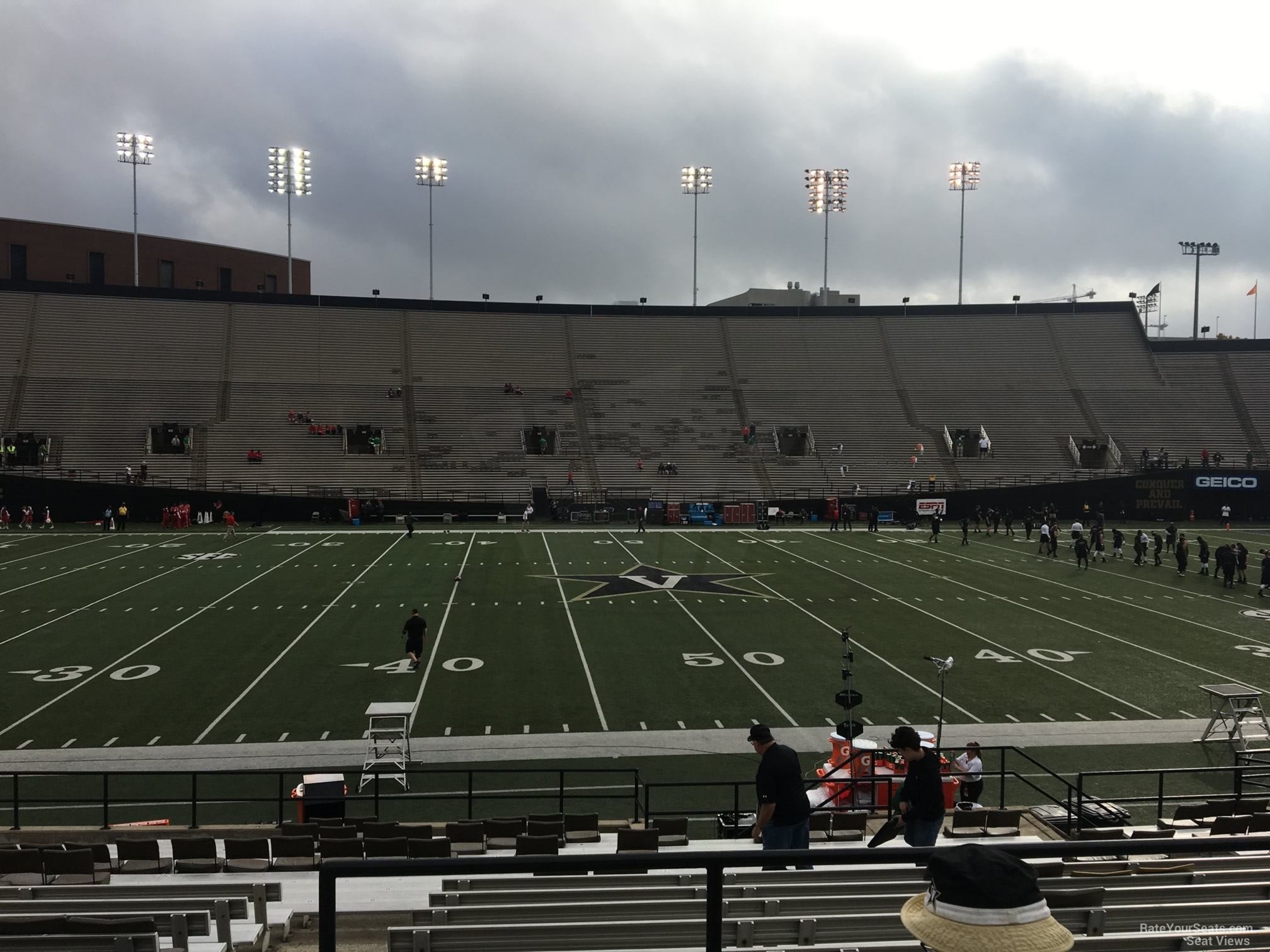 Vanderbilt Stadium Seating Chart With Rows