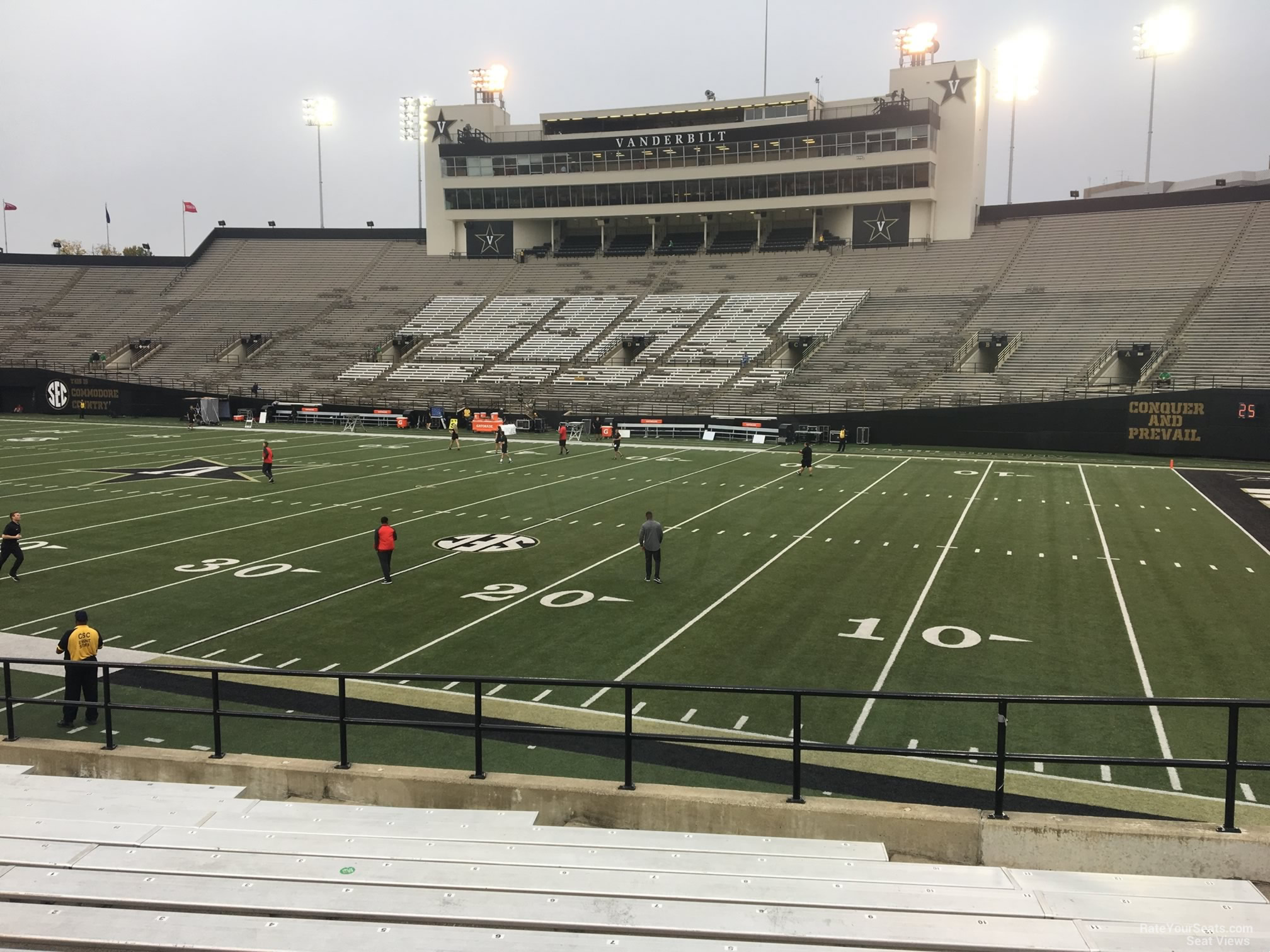 Vanderbilt Stadium Seating Chart With Rows