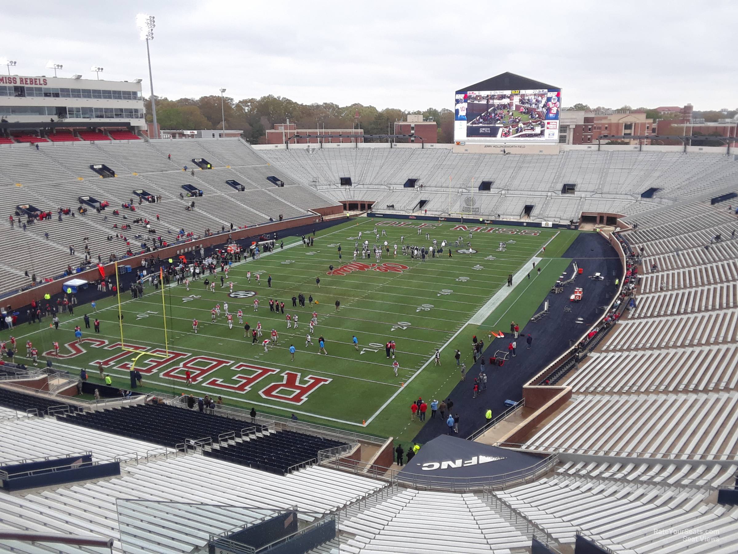 section 108, row 4 seat view  - vaught-hemingway stadium