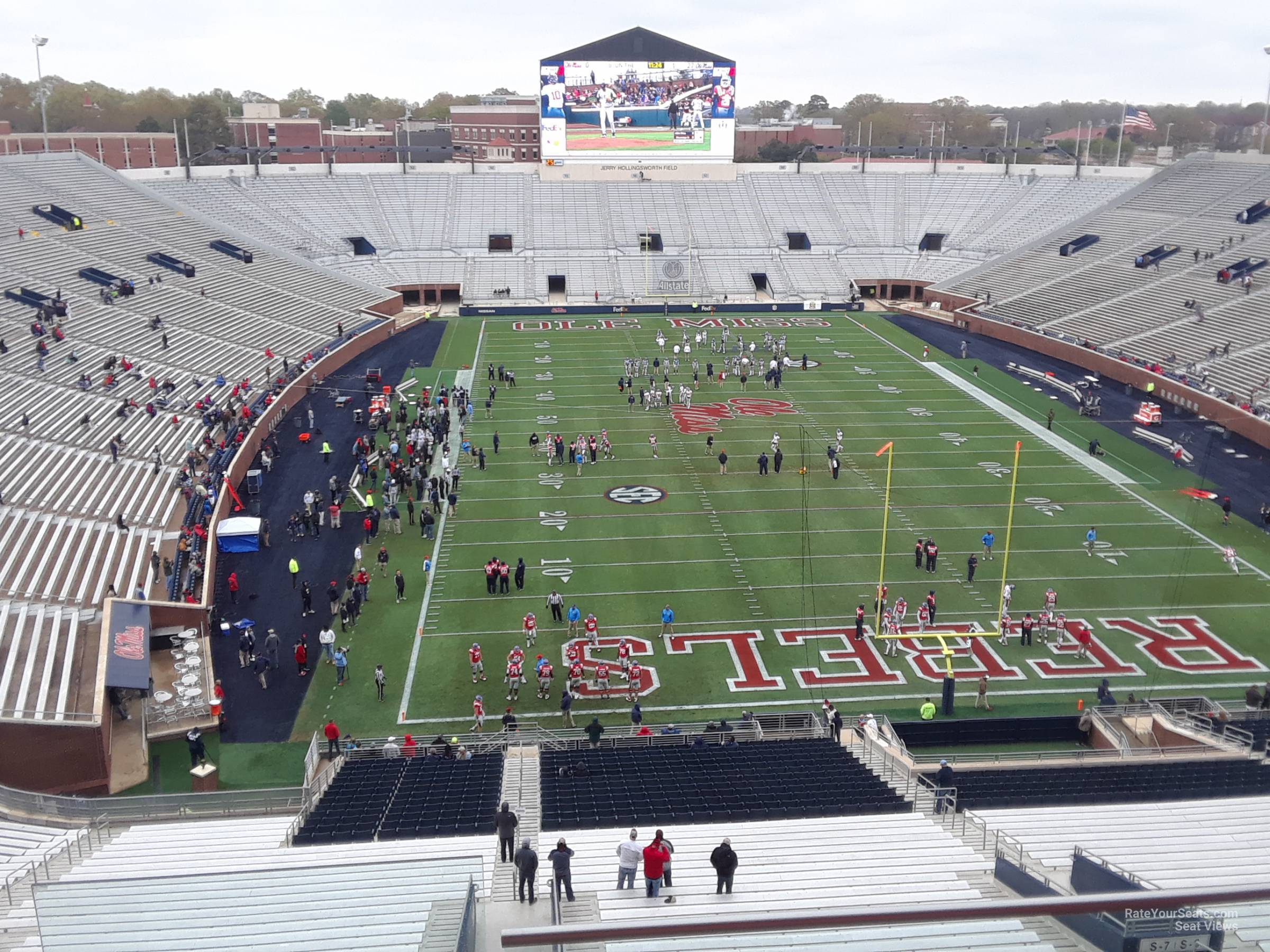 section 113, row 4 seat view  - vaught-hemingway stadium