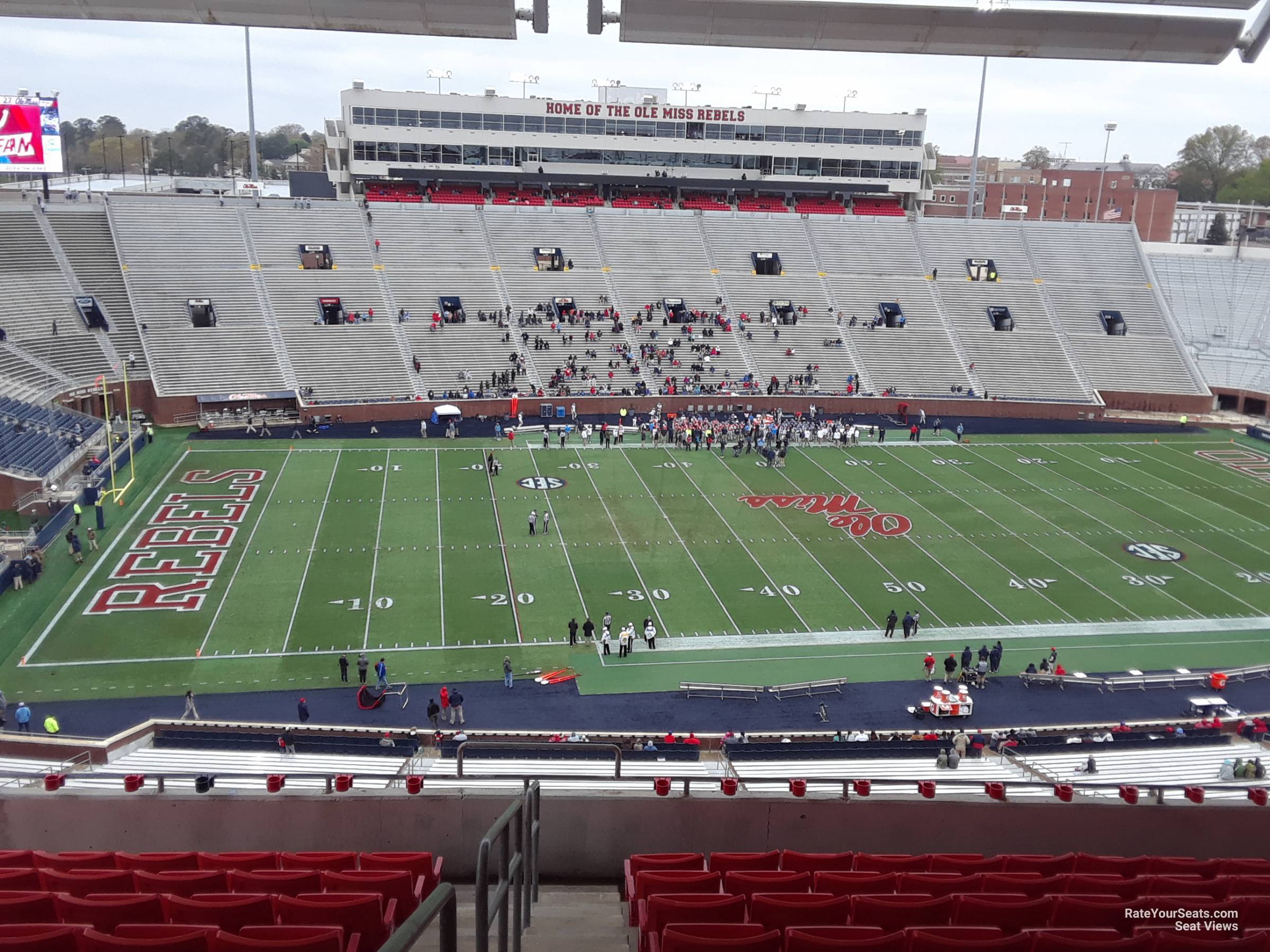 Vaught Hemingway Stadium Seating Chart Row