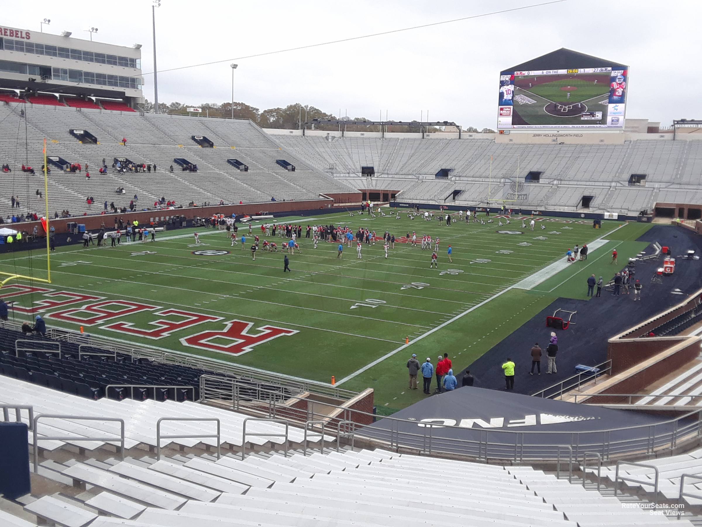 section s3, row 30 seat view  - vaught-hemingway stadium