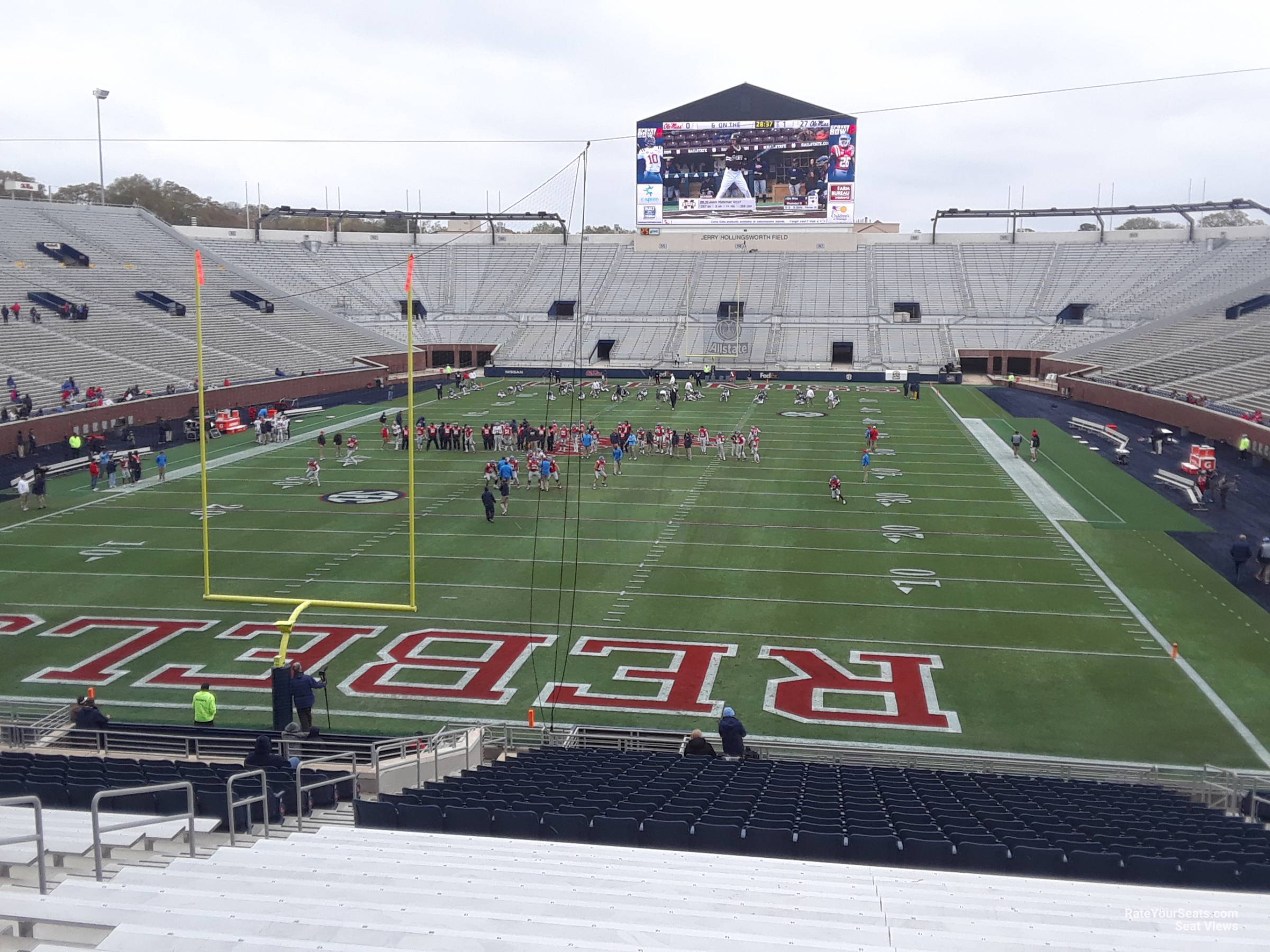 section s5, row 30 seat view  - vaught-hemingway stadium