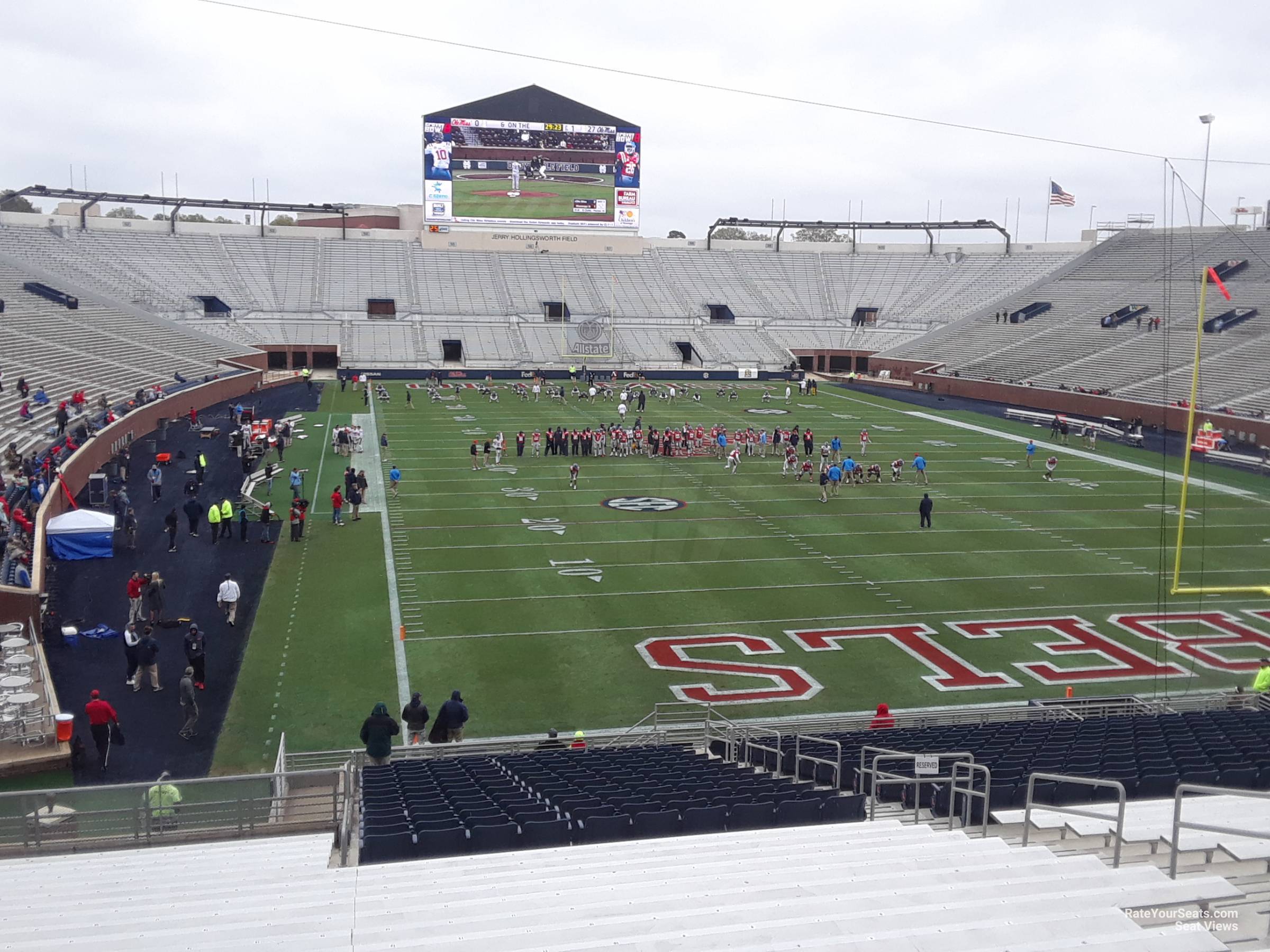 section s8, row 30 seat view  - vaught-hemingway stadium