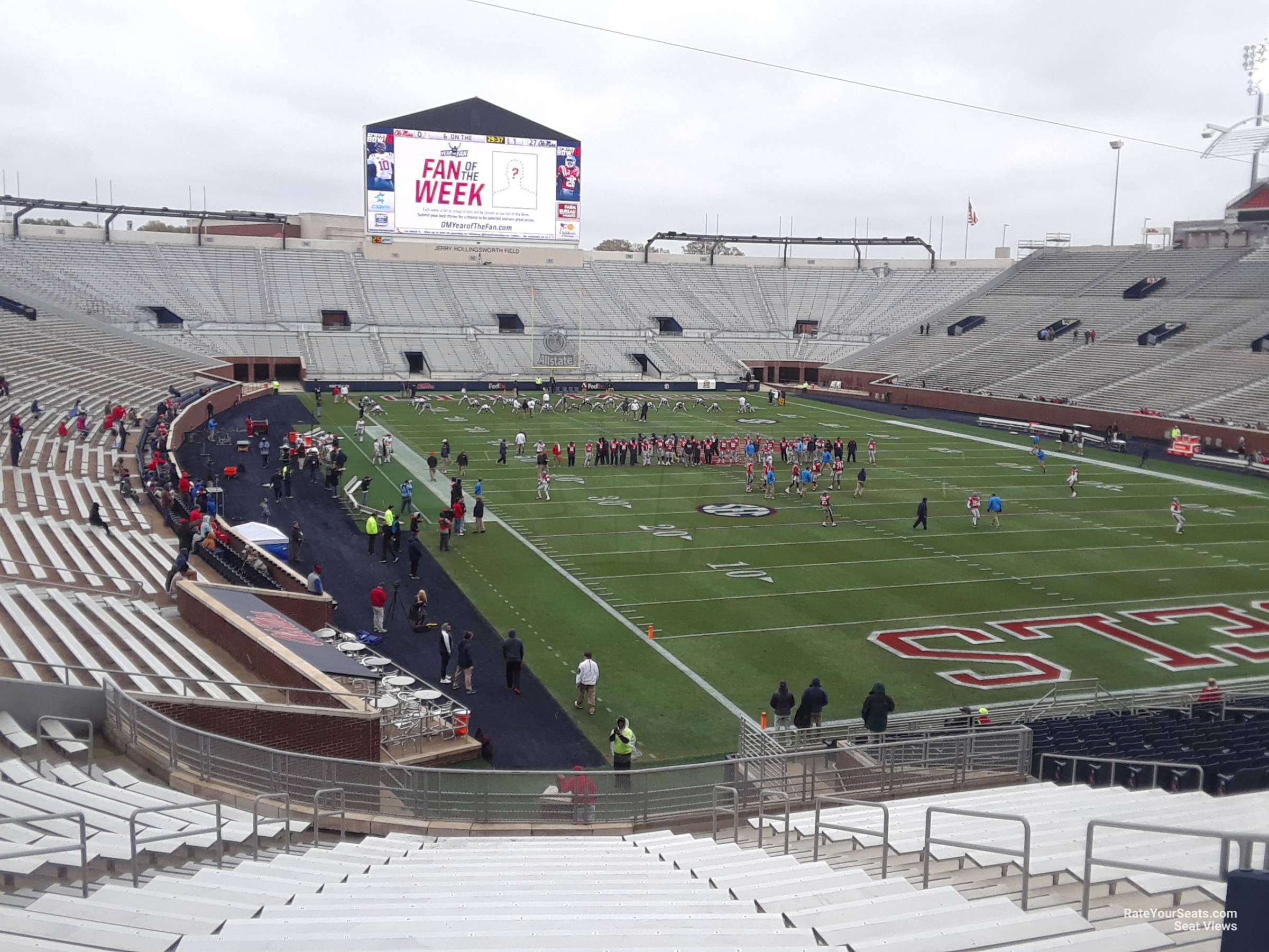 section s9, row 30 seat view  - vaught-hemingway stadium