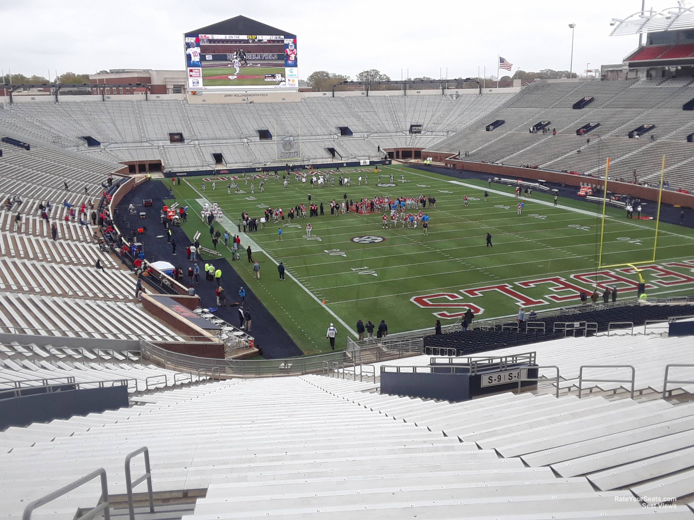 section s9, row 50 seat view  - vaught-hemingway stadium