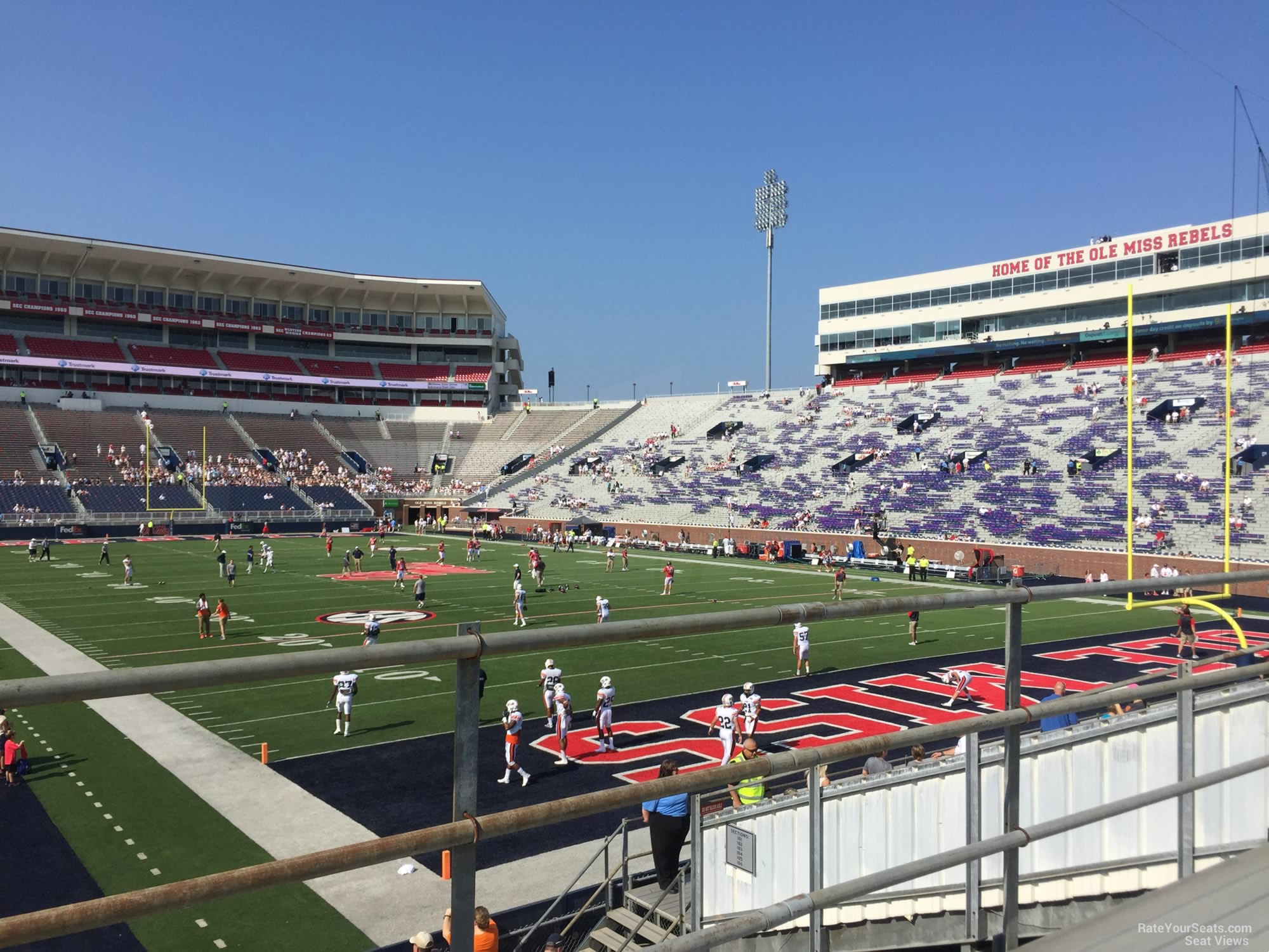 section n9, row 15 seat view  - vaught-hemingway stadium