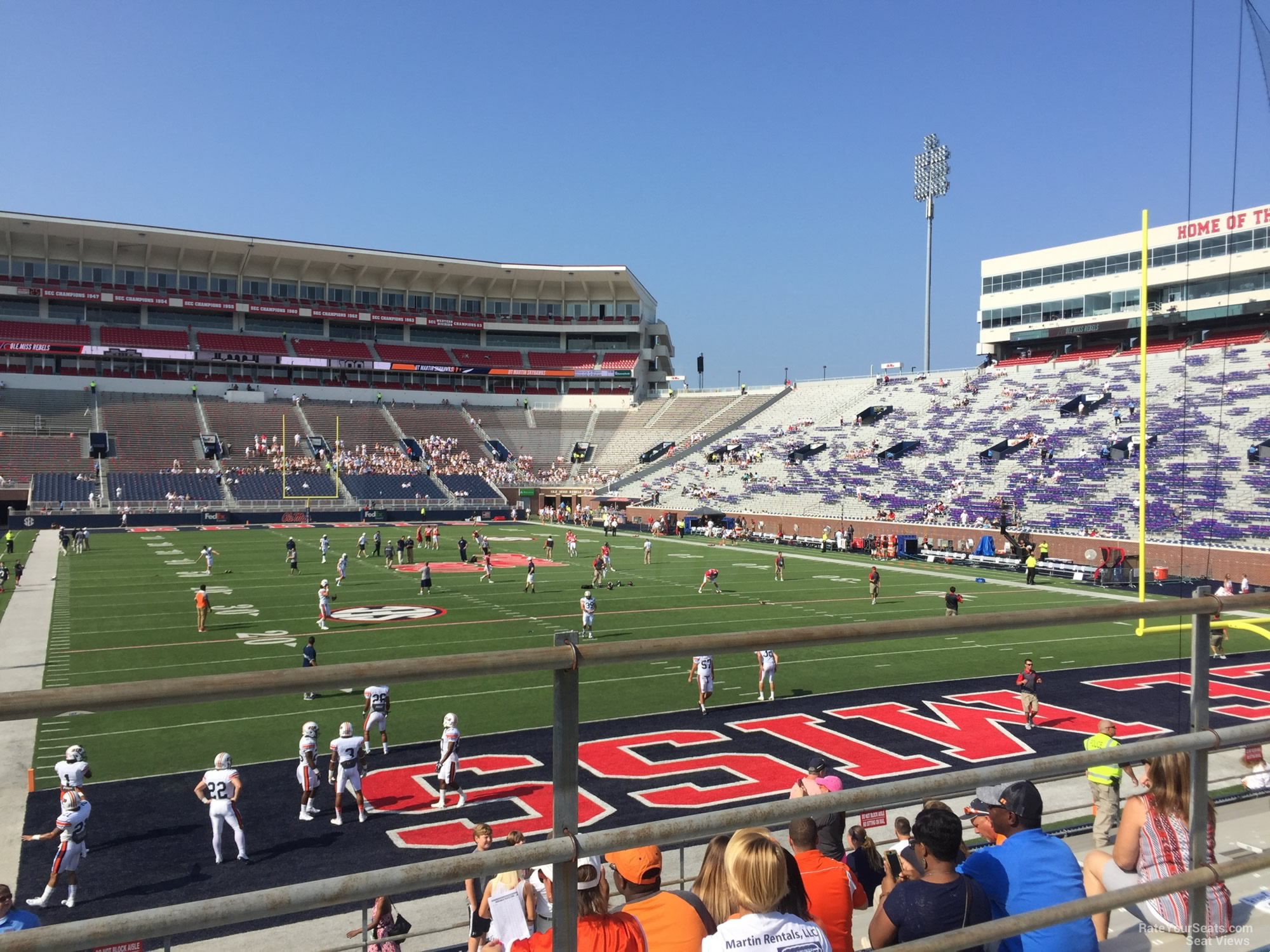 section n8, row 15 seat view  - vaught-hemingway stadium