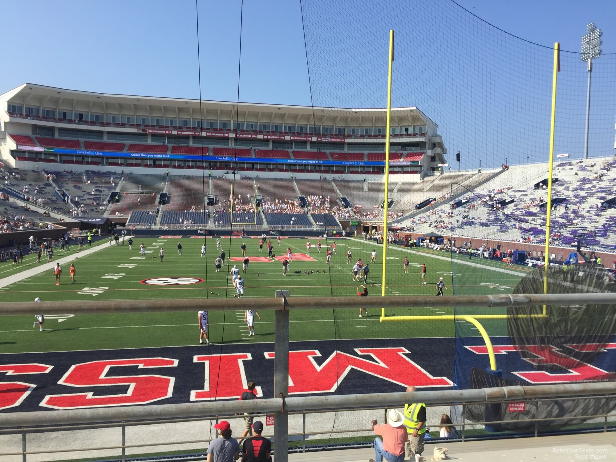 section n7, row 15 seat view  - vaught-hemingway stadium