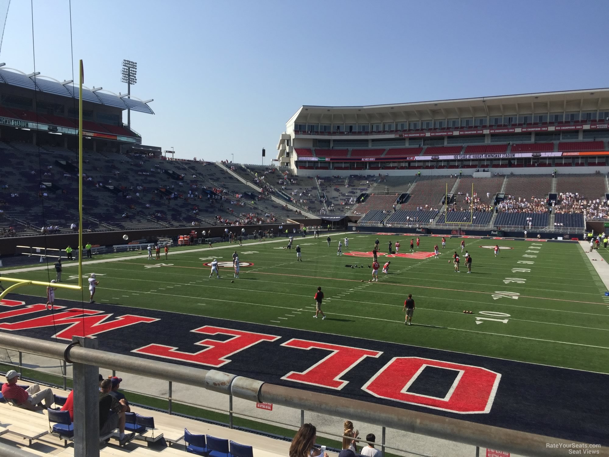 section n4, row 15 seat view  - vaught-hemingway stadium