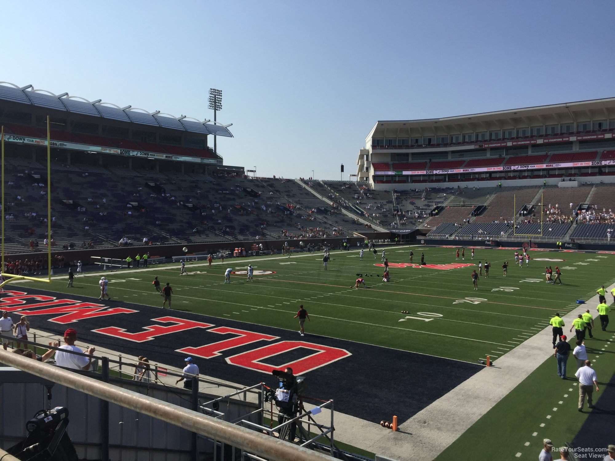 section n3, row 15 seat view  - vaught-hemingway stadium