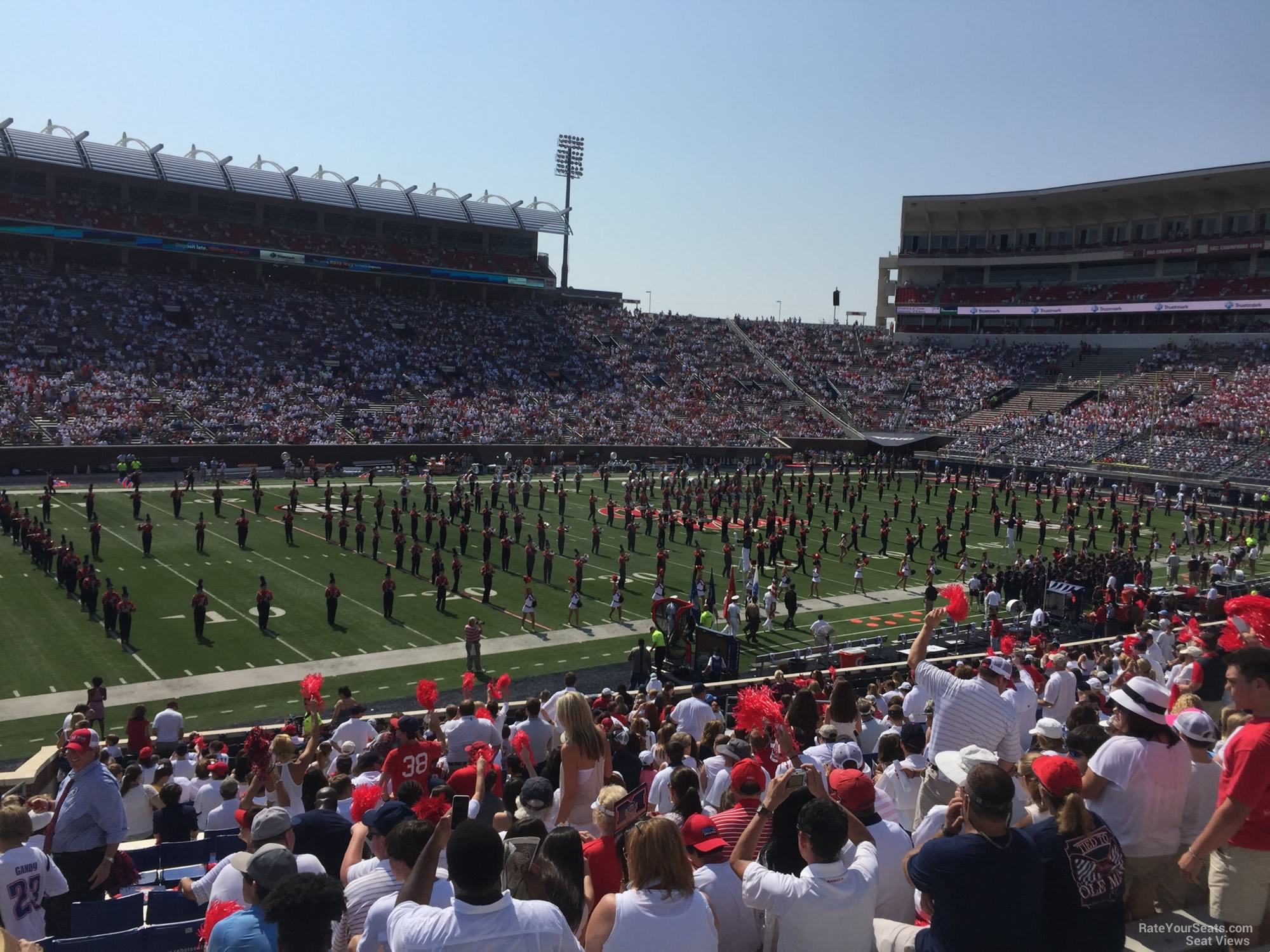 section g, row 50 seat view  - vaught-hemingway stadium