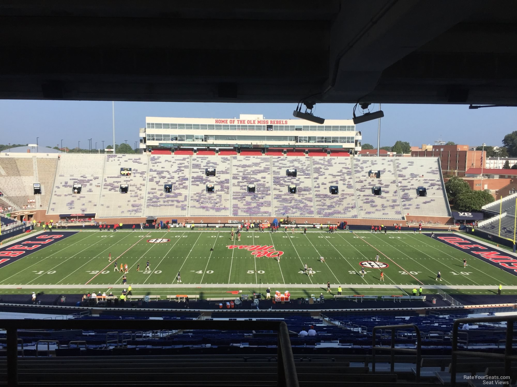 section o, row 65 seat view - vaught-hemingway stadium