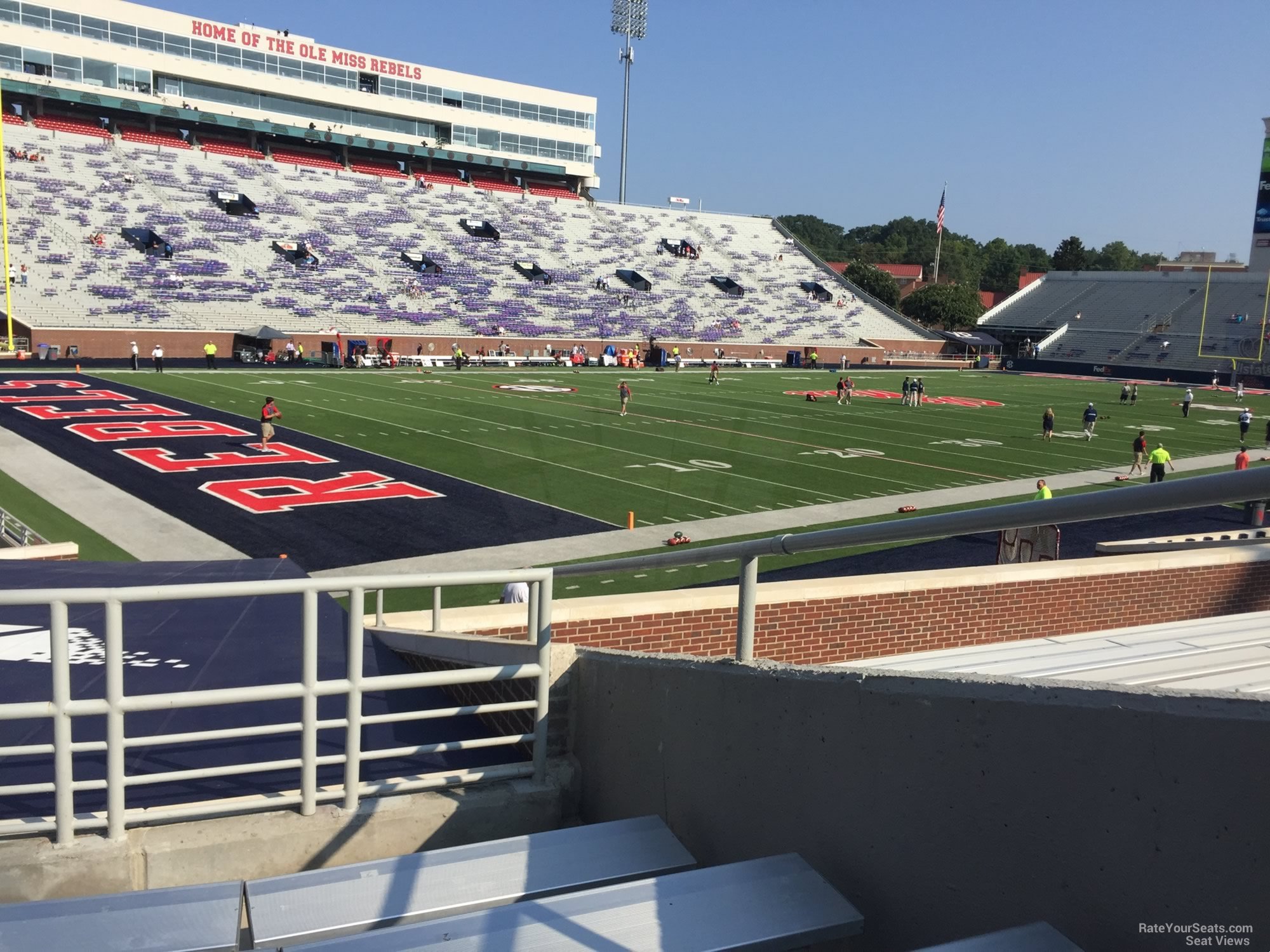 section s1, row 13 seat view  - vaught-hemingway stadium