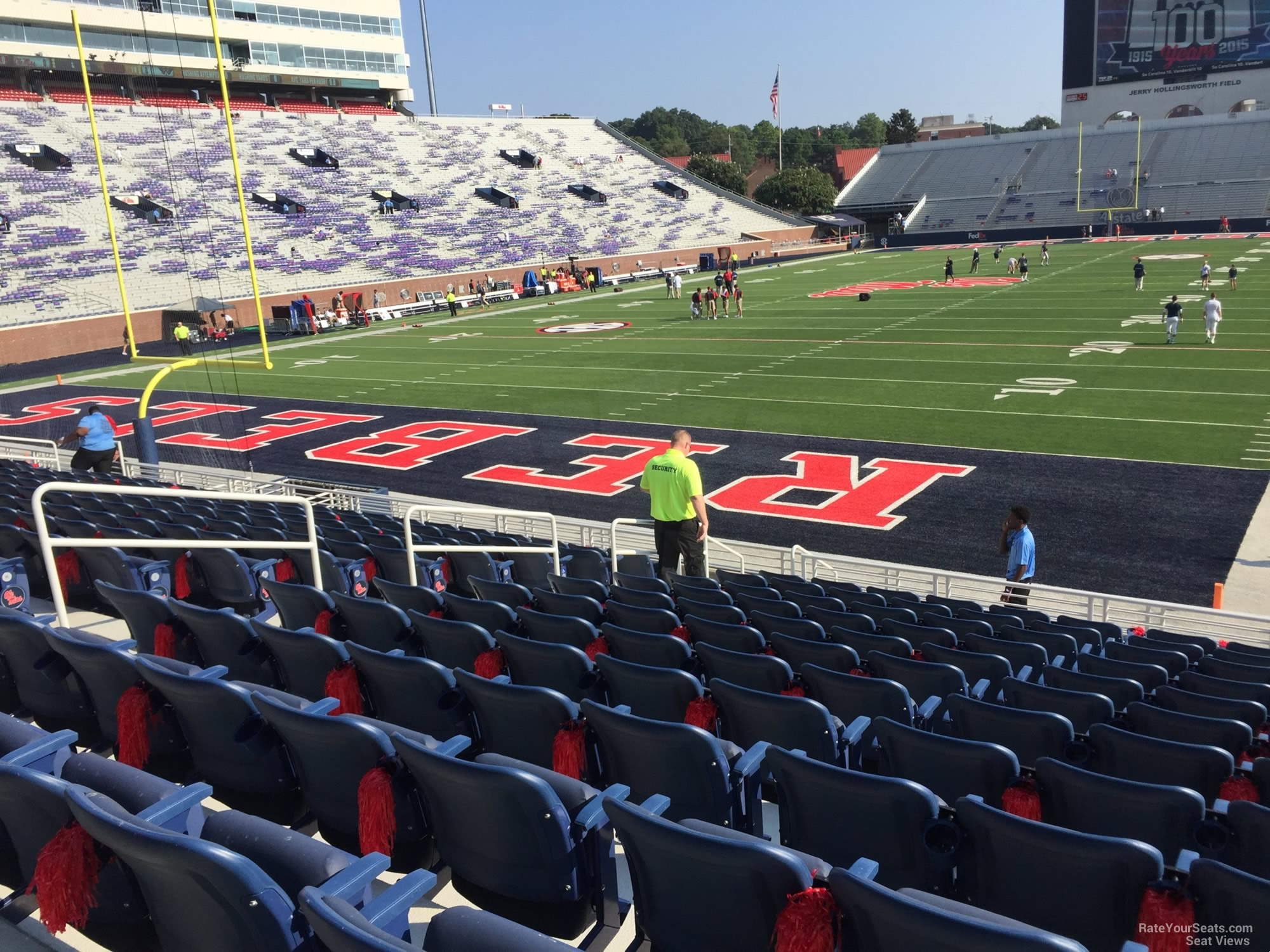 section s4, row 13 seat view  - vaught-hemingway stadium