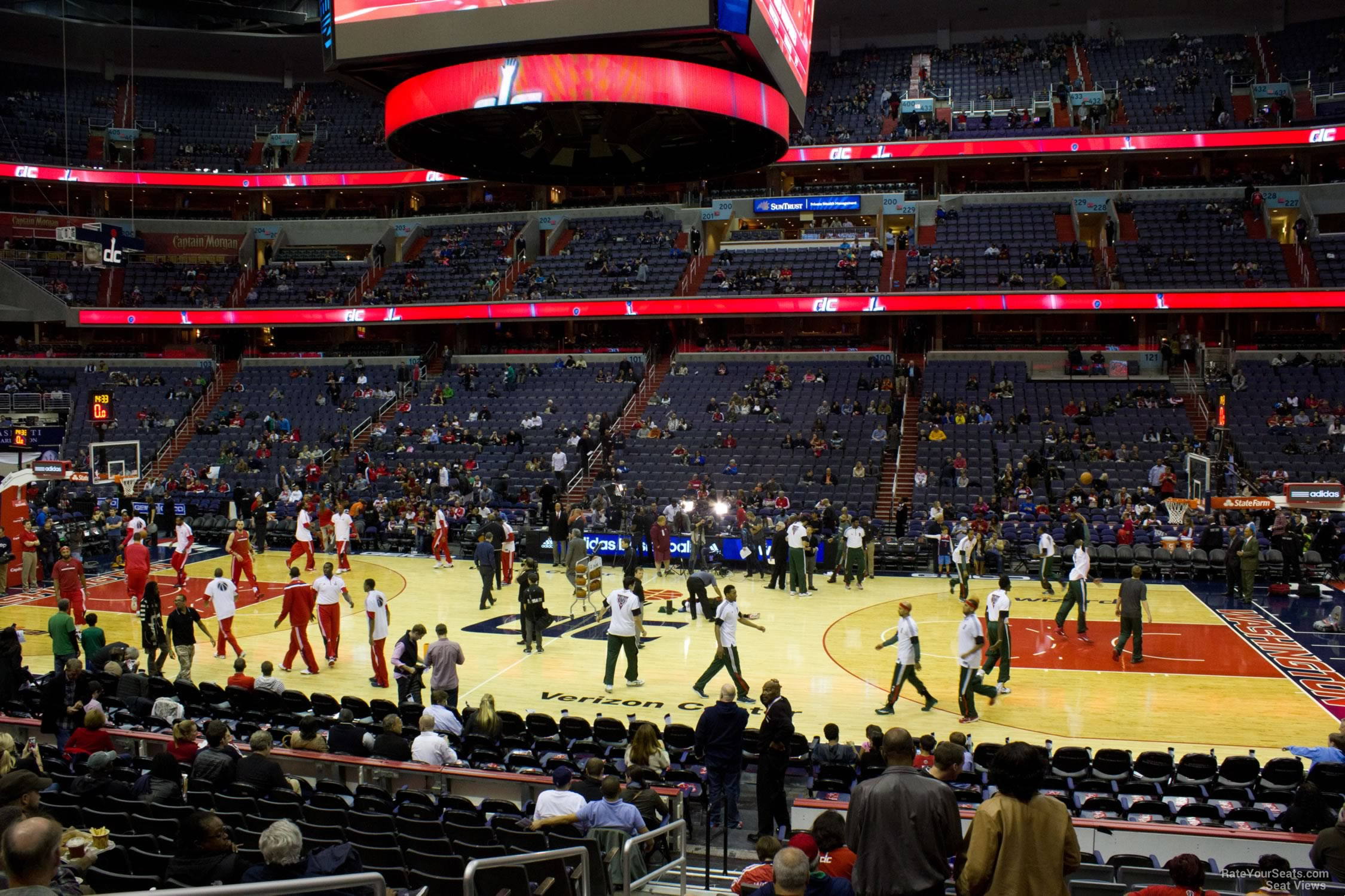 section 112, row n seat view  for basketball - capital one arena