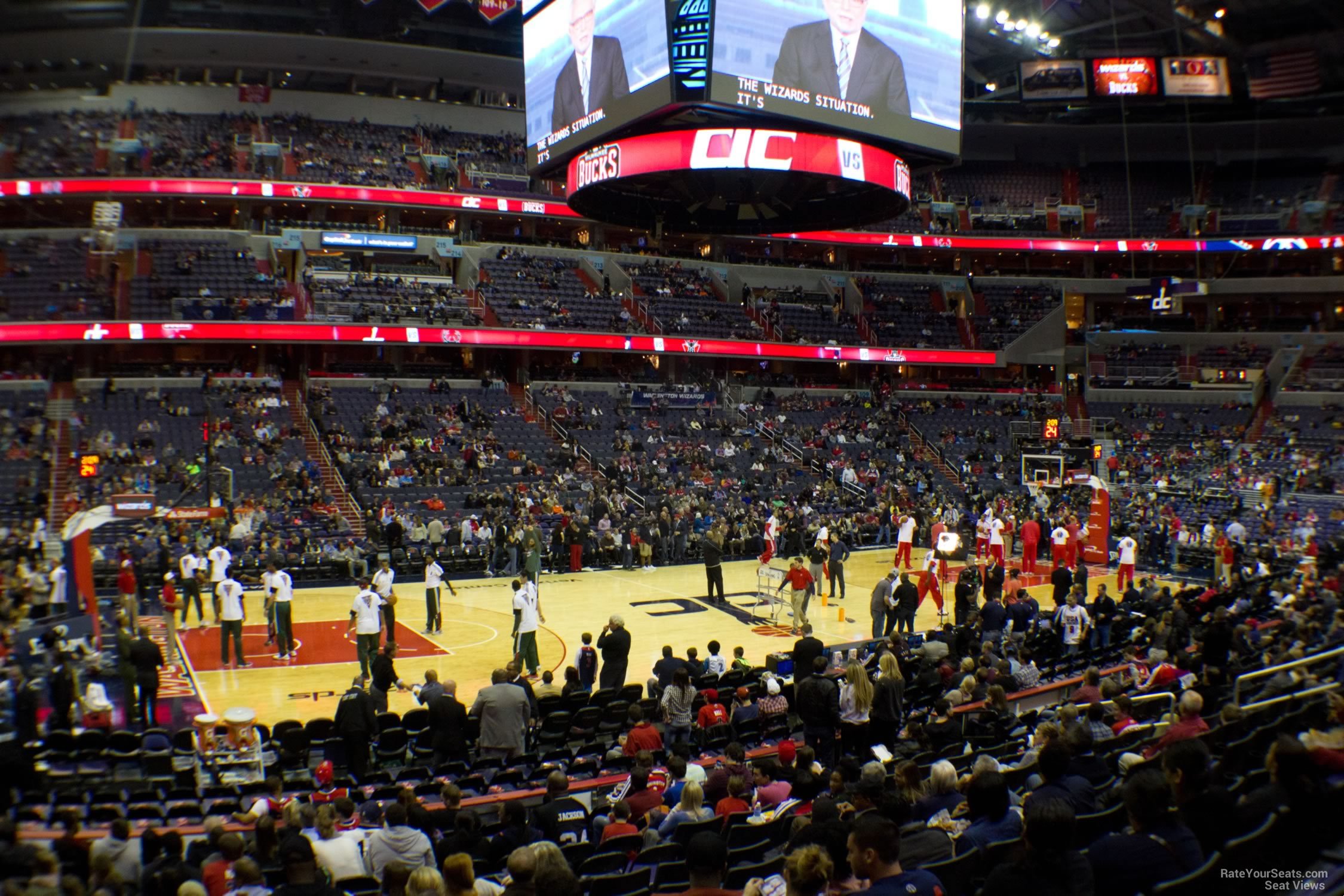 Verizon Center Seating Chart For Wizards Game