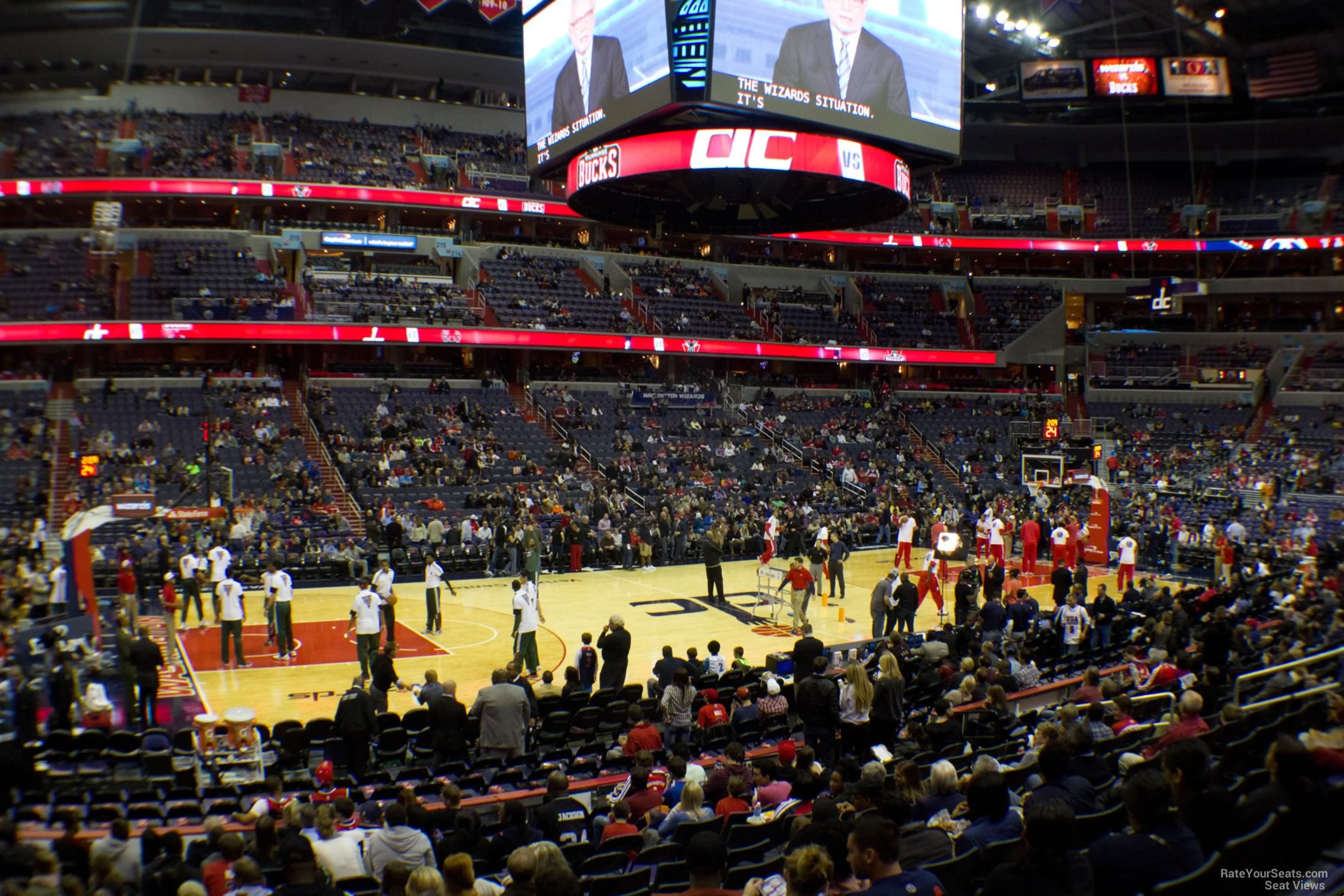 Washington Wizards Seating Chart Verizon Center