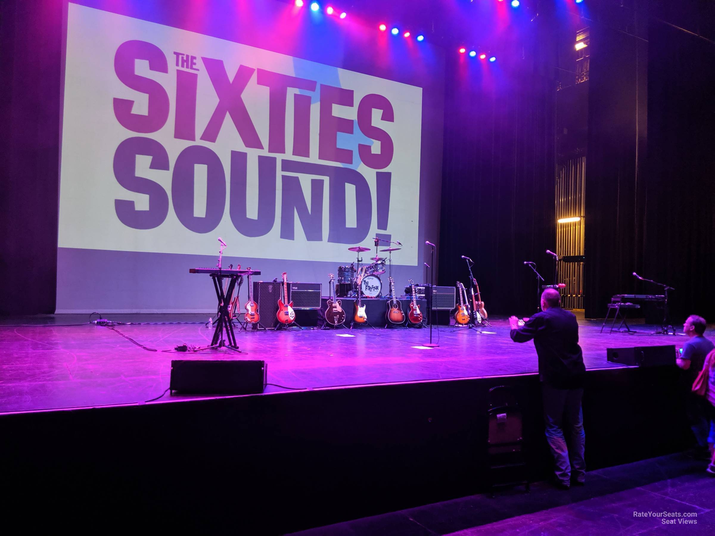 section 104, row e seat view  - texas trust cu theatre