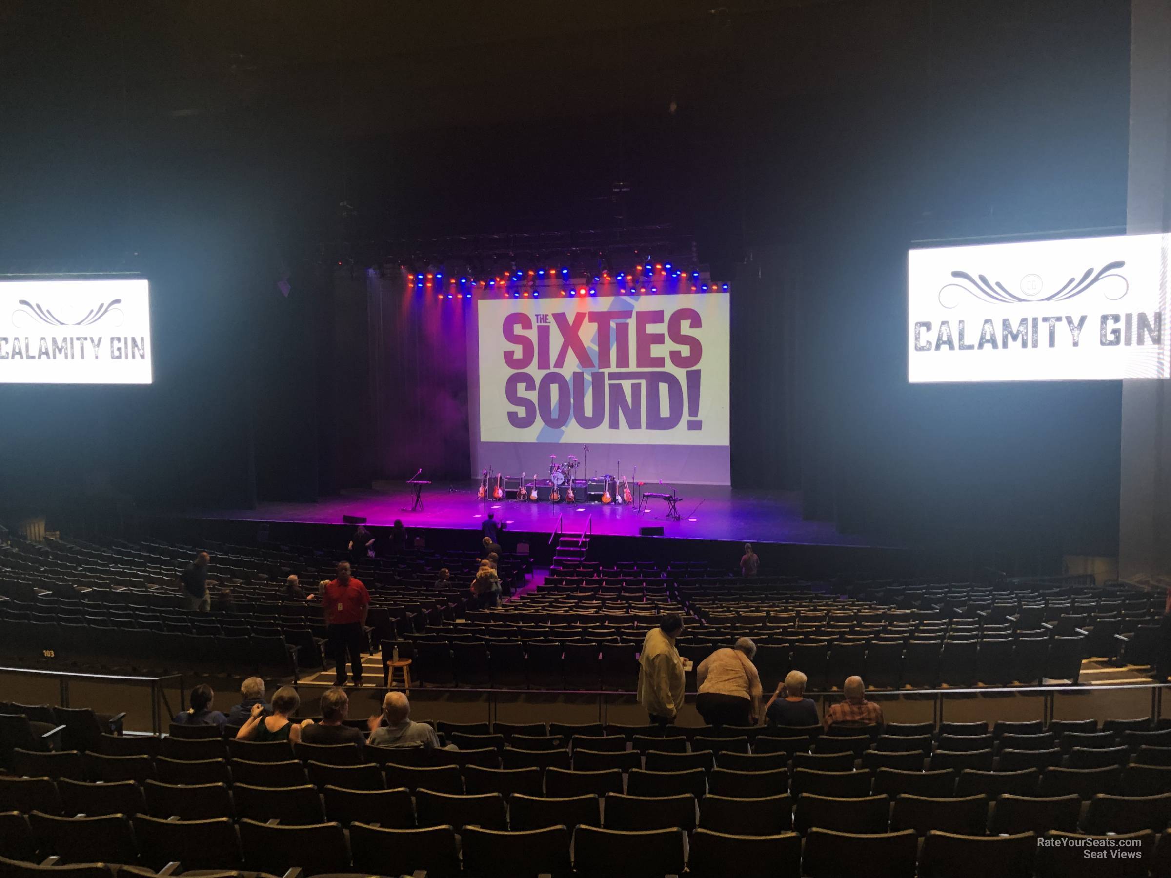 section 203, row mm seat view  - texas trust cu theatre