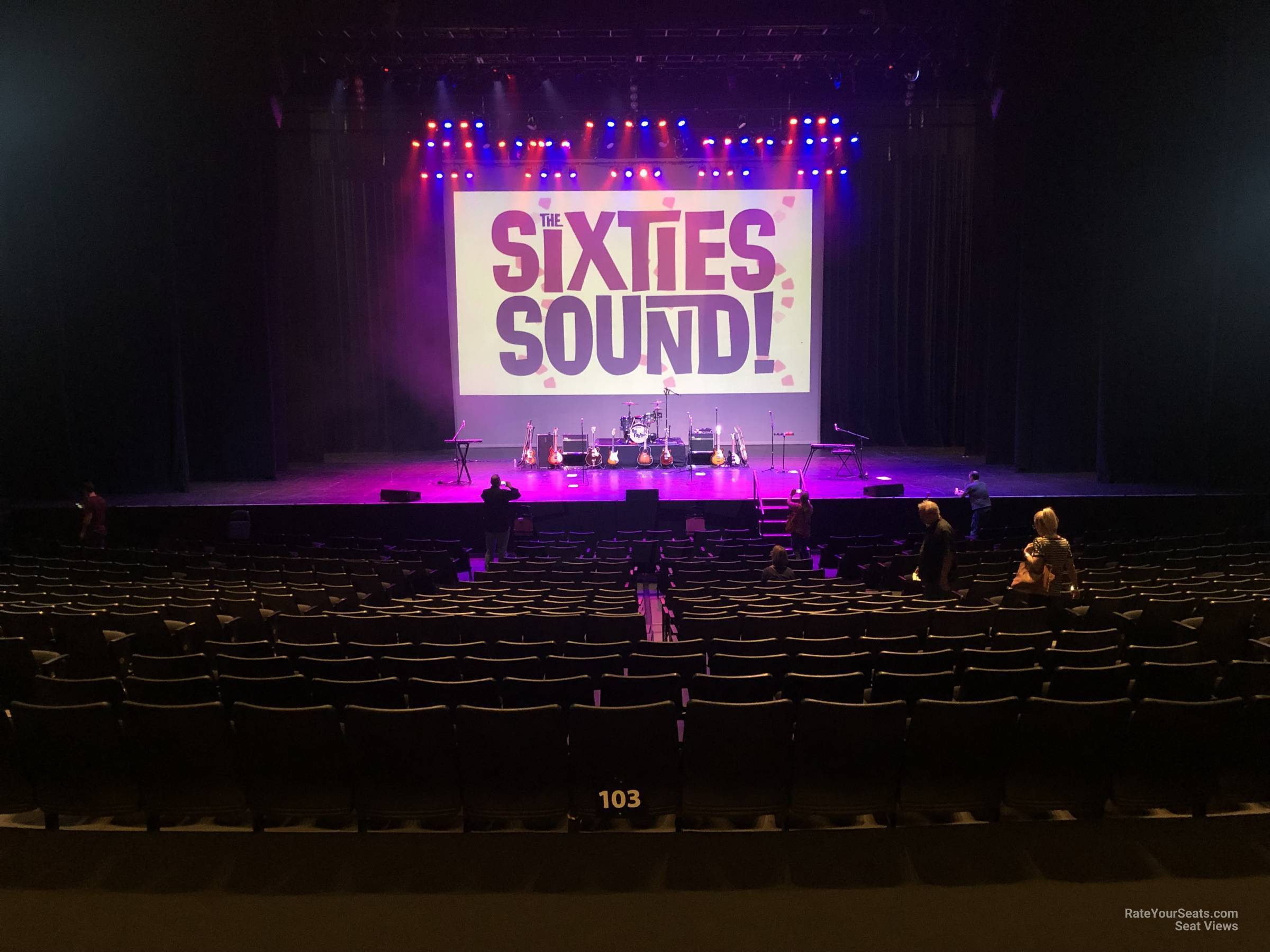 section 204, row cc seat view  - texas trust cu theatre