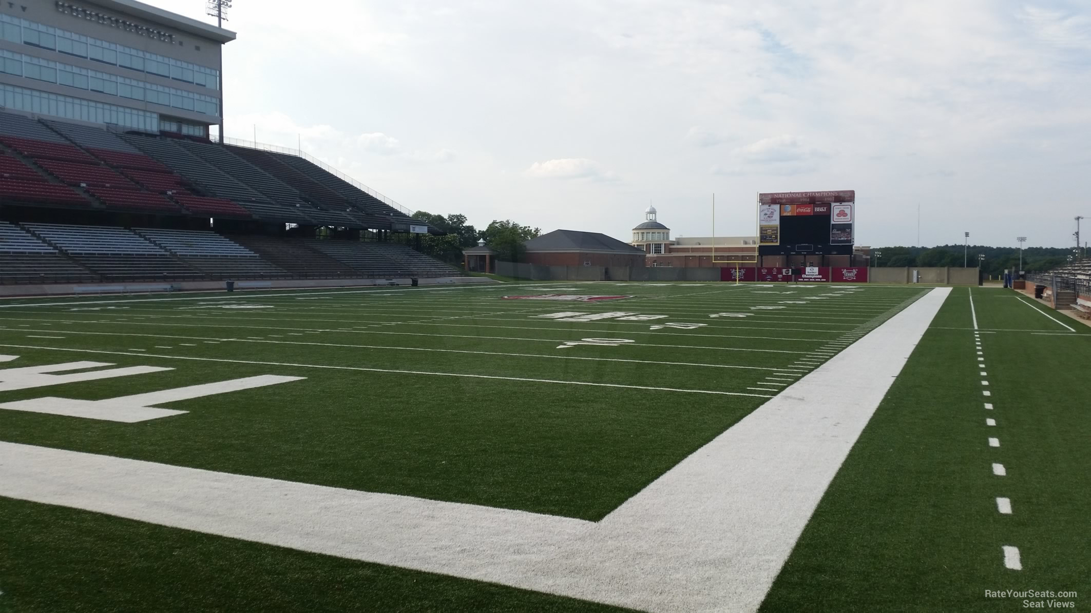 Section 123 at Troy Memorial Stadium