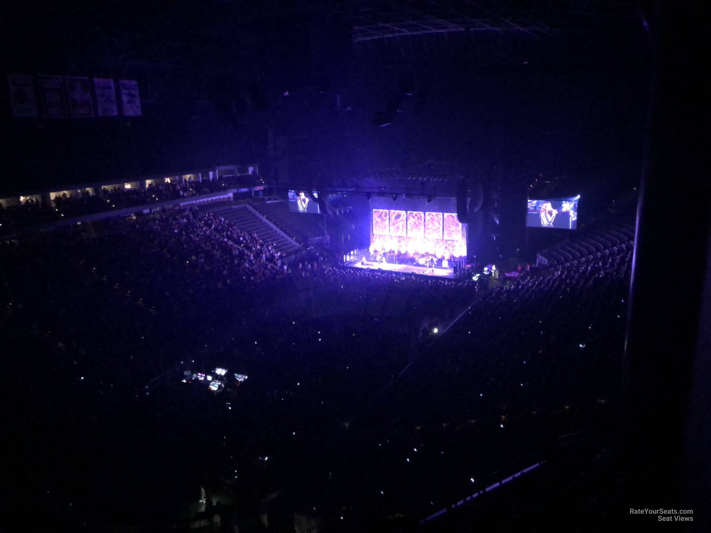 section 308, row n seat view  for concert - vystar veterans memorial arena