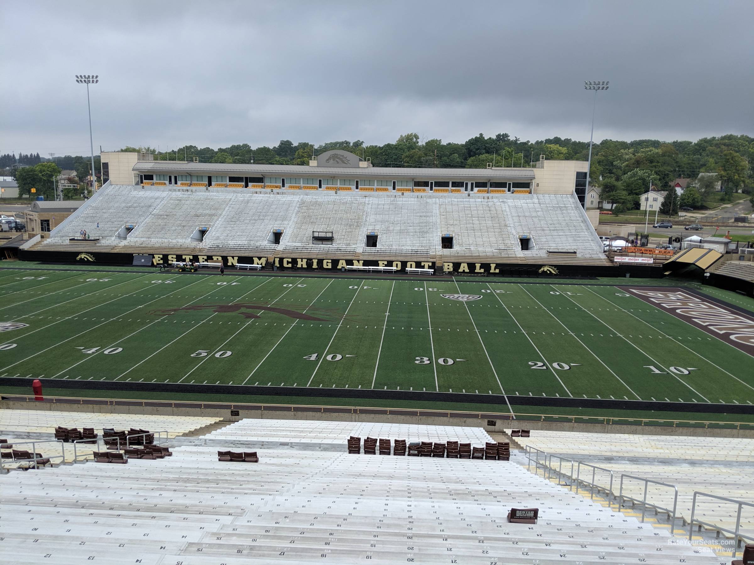 section bb, row 1 seat view  - waldo stadium