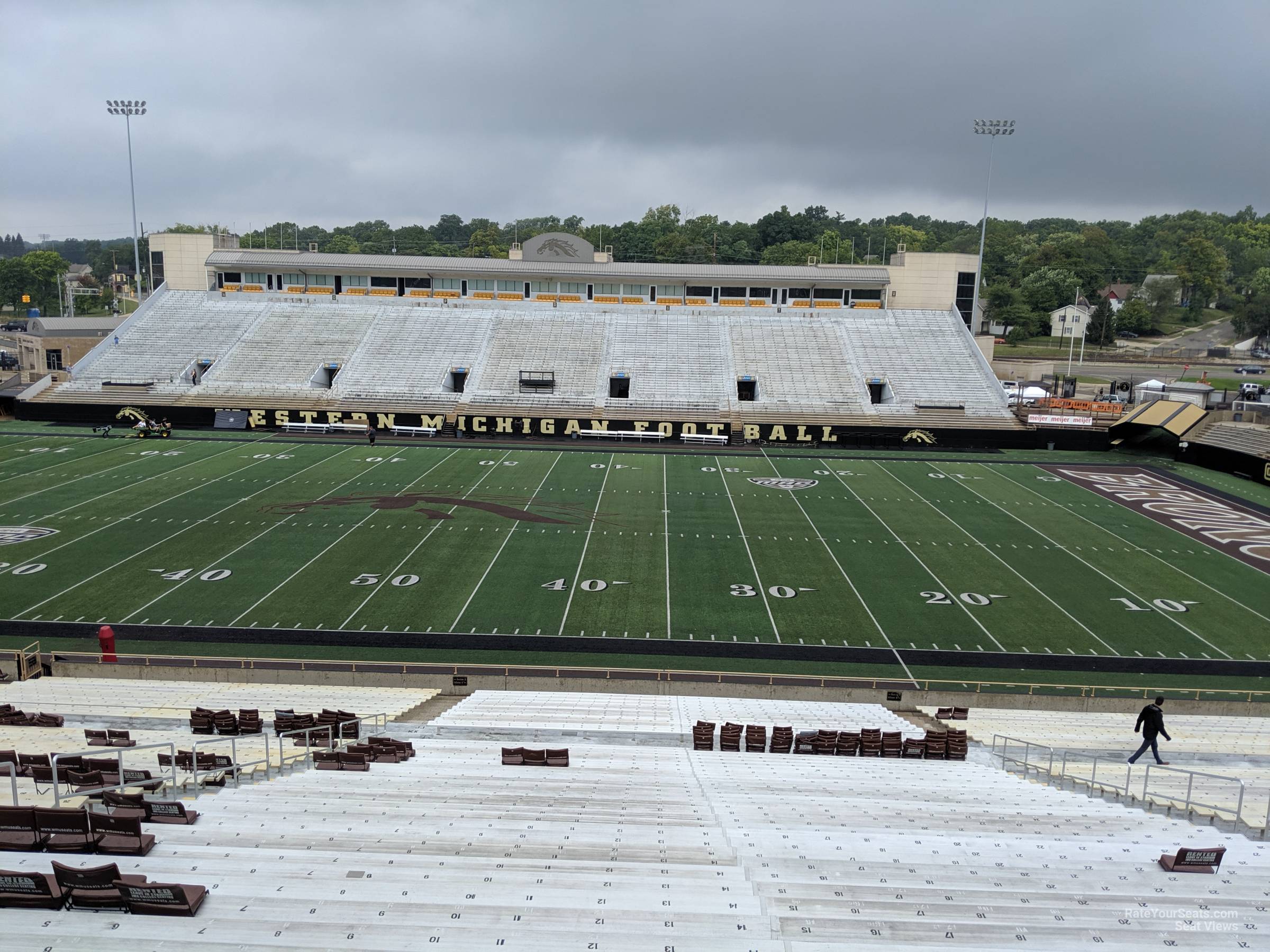 section c, row 36 seat view  - waldo stadium