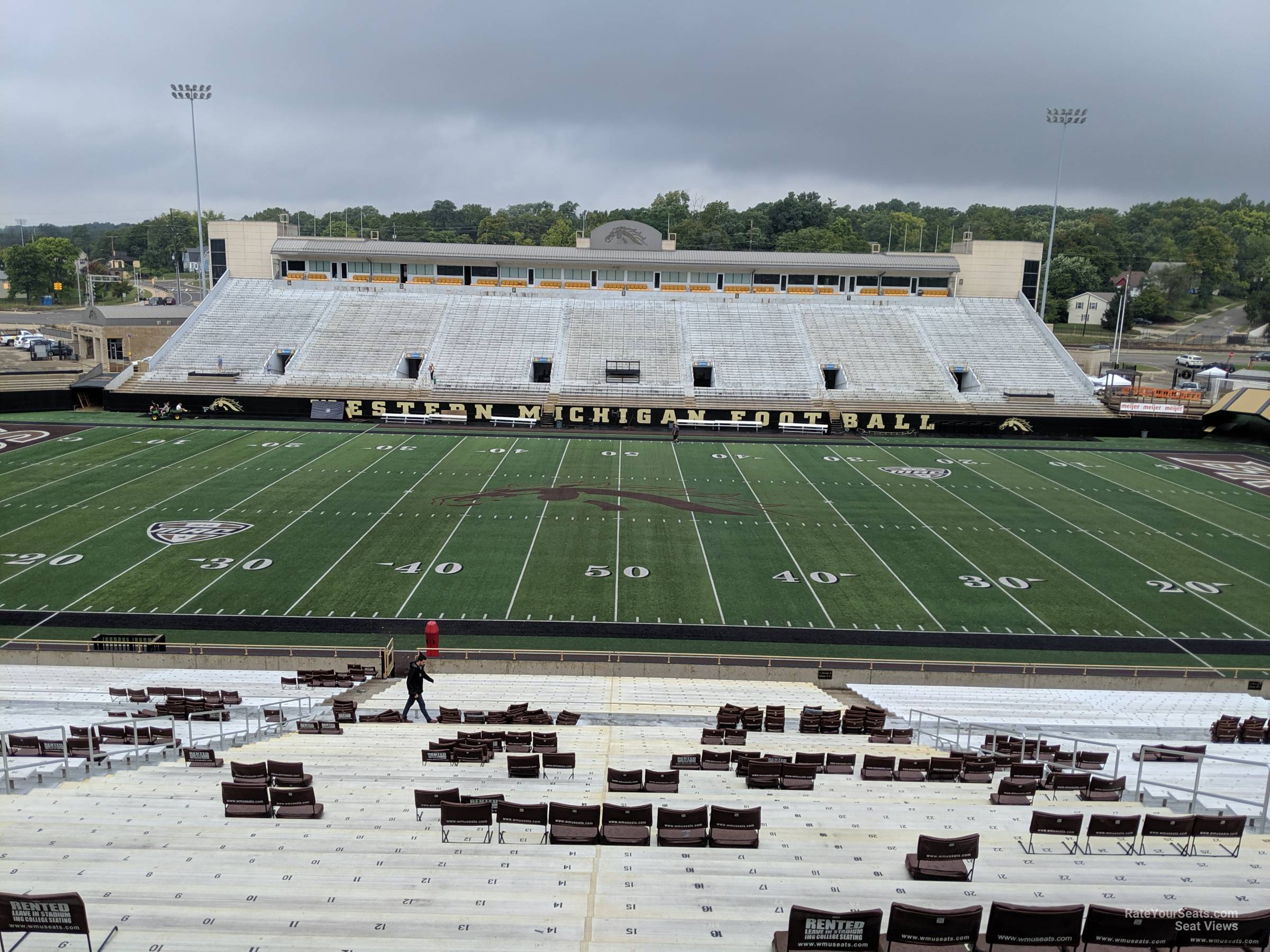 section dd, row 1 seat view  - waldo stadium