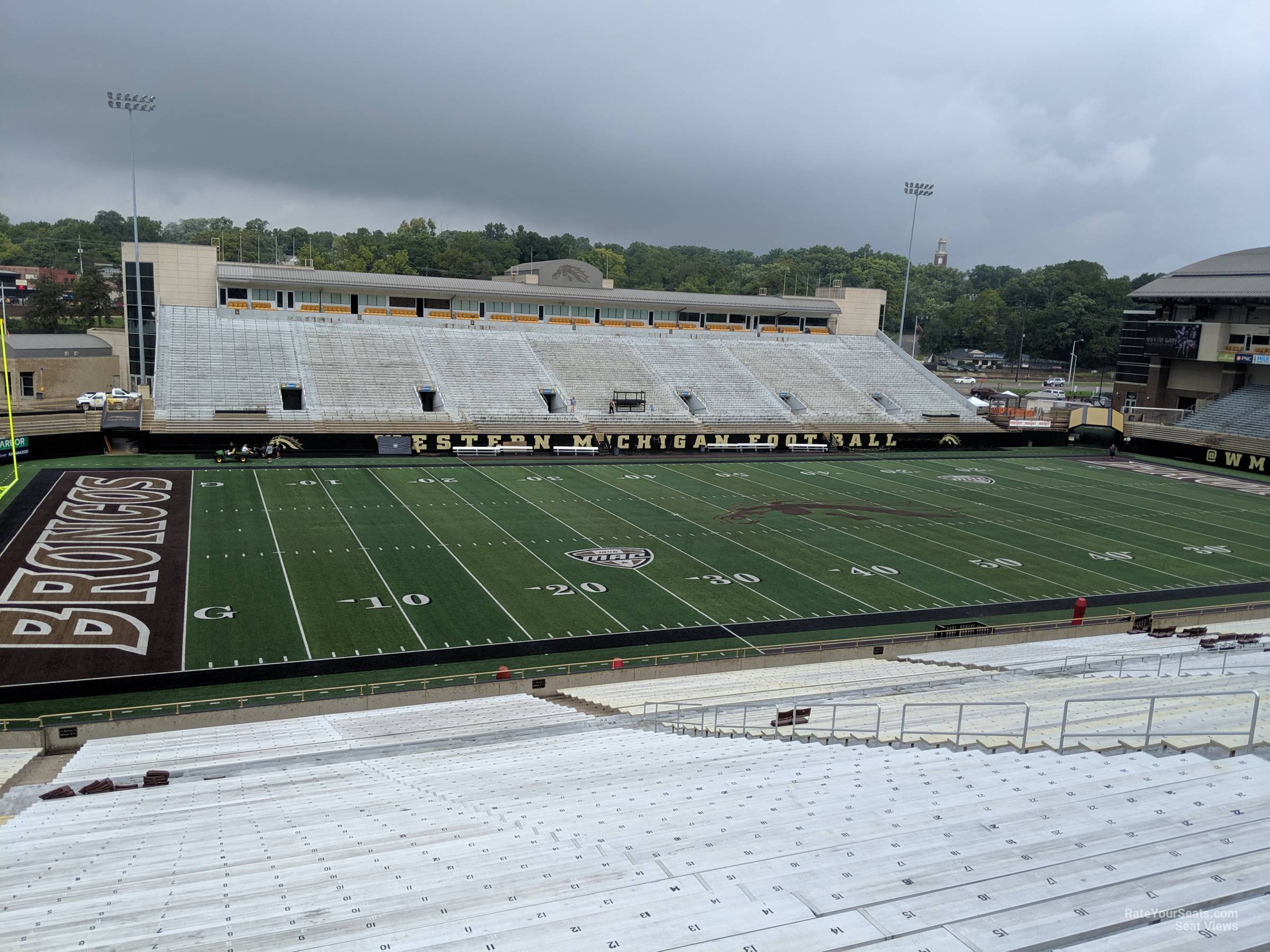 section g, row 38 seat view  - waldo stadium