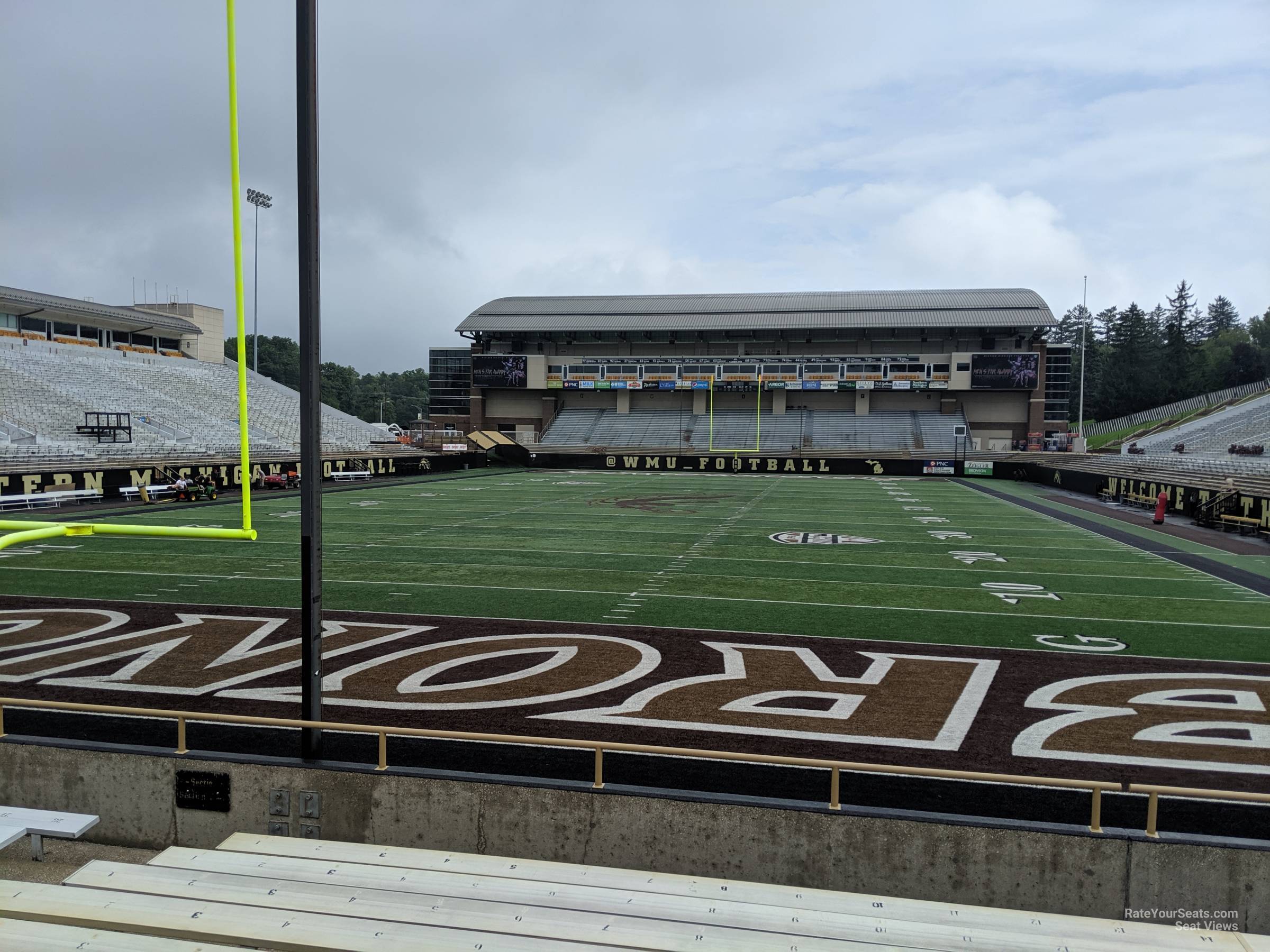 section j, row 1 seat view  - waldo stadium