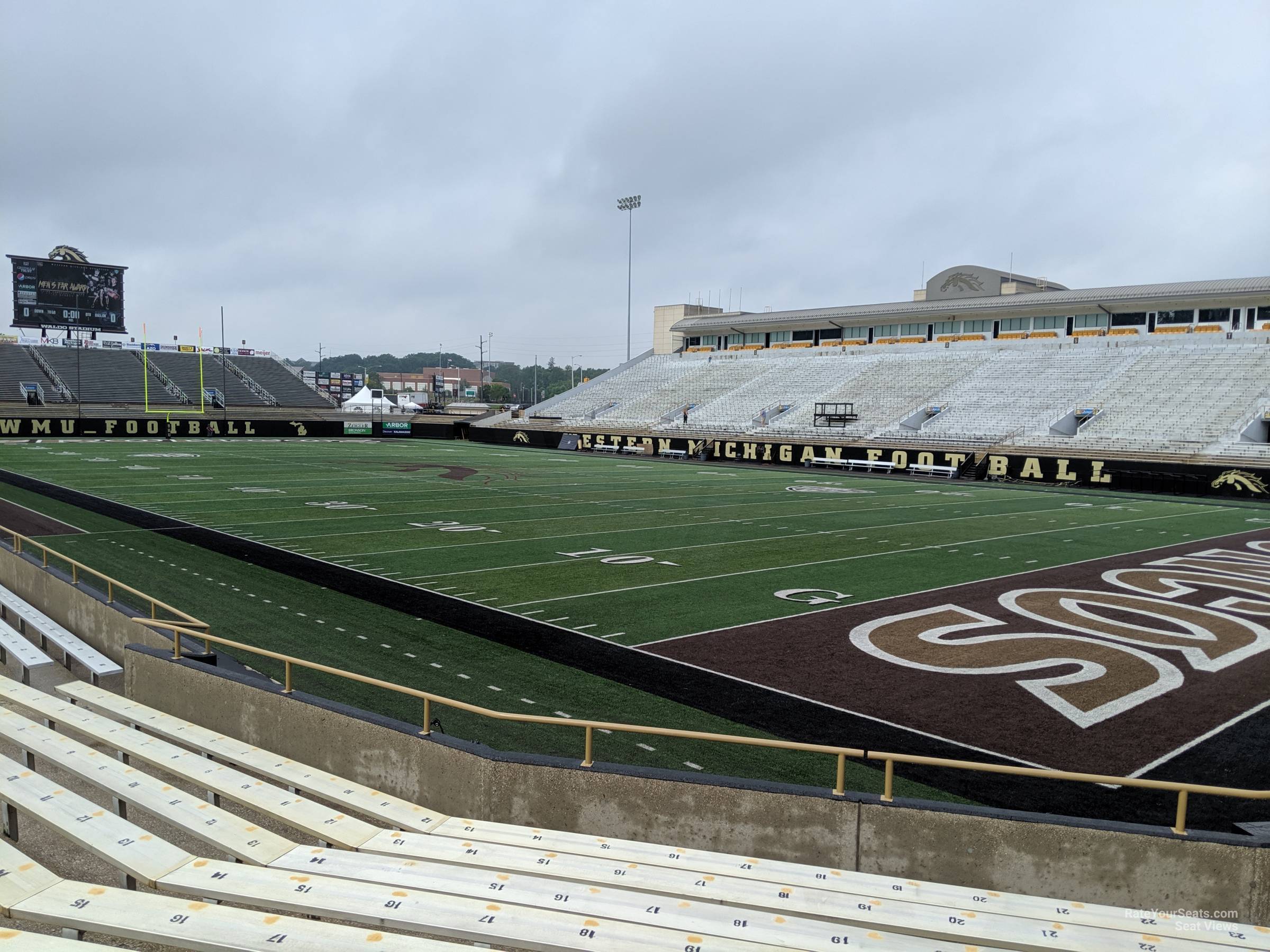 section z, row kk seat view  - waldo stadium