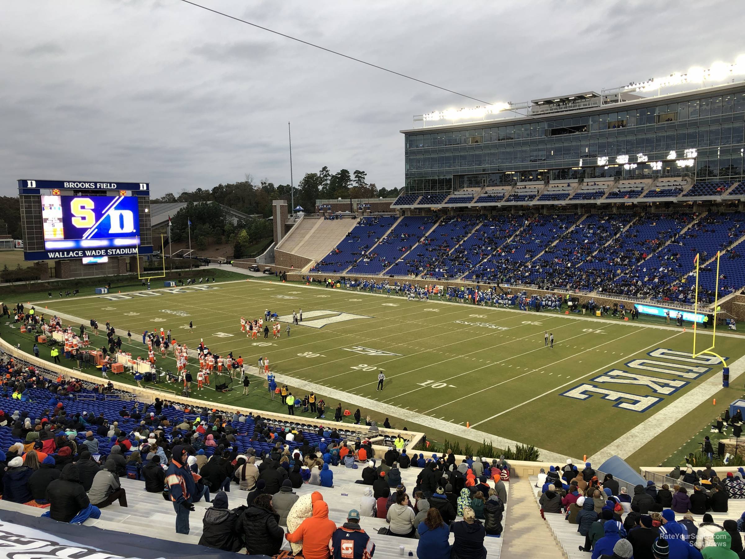section 12, row pp seat view  - wallace wade stadium