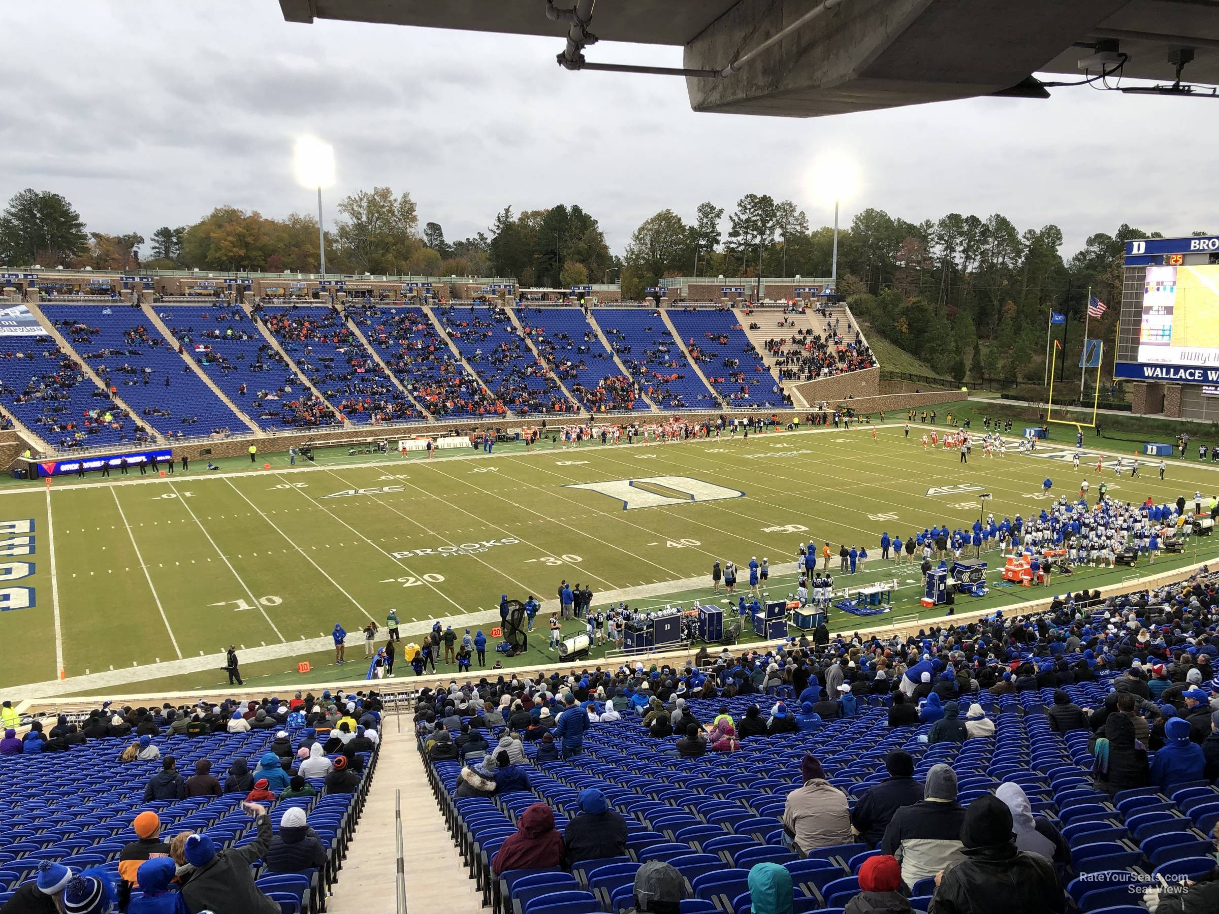 section 23, row pp seat view  - wallace wade stadium