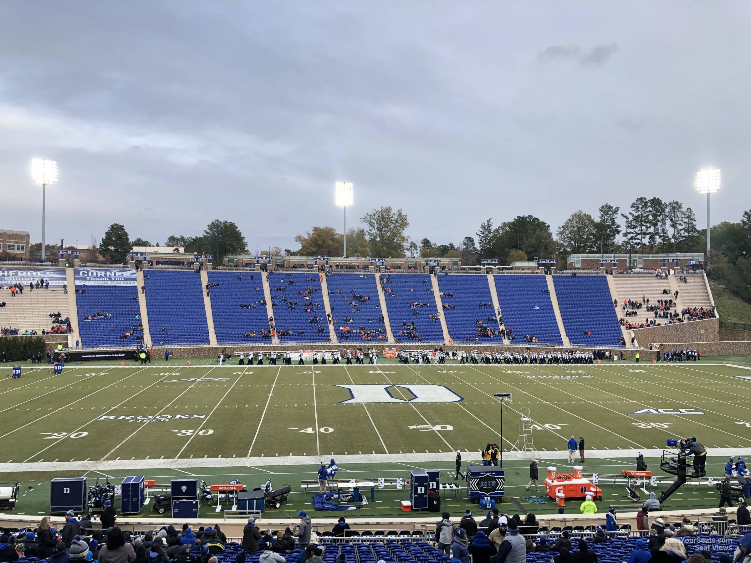 section 26, row z seat view  - wallace wade stadium