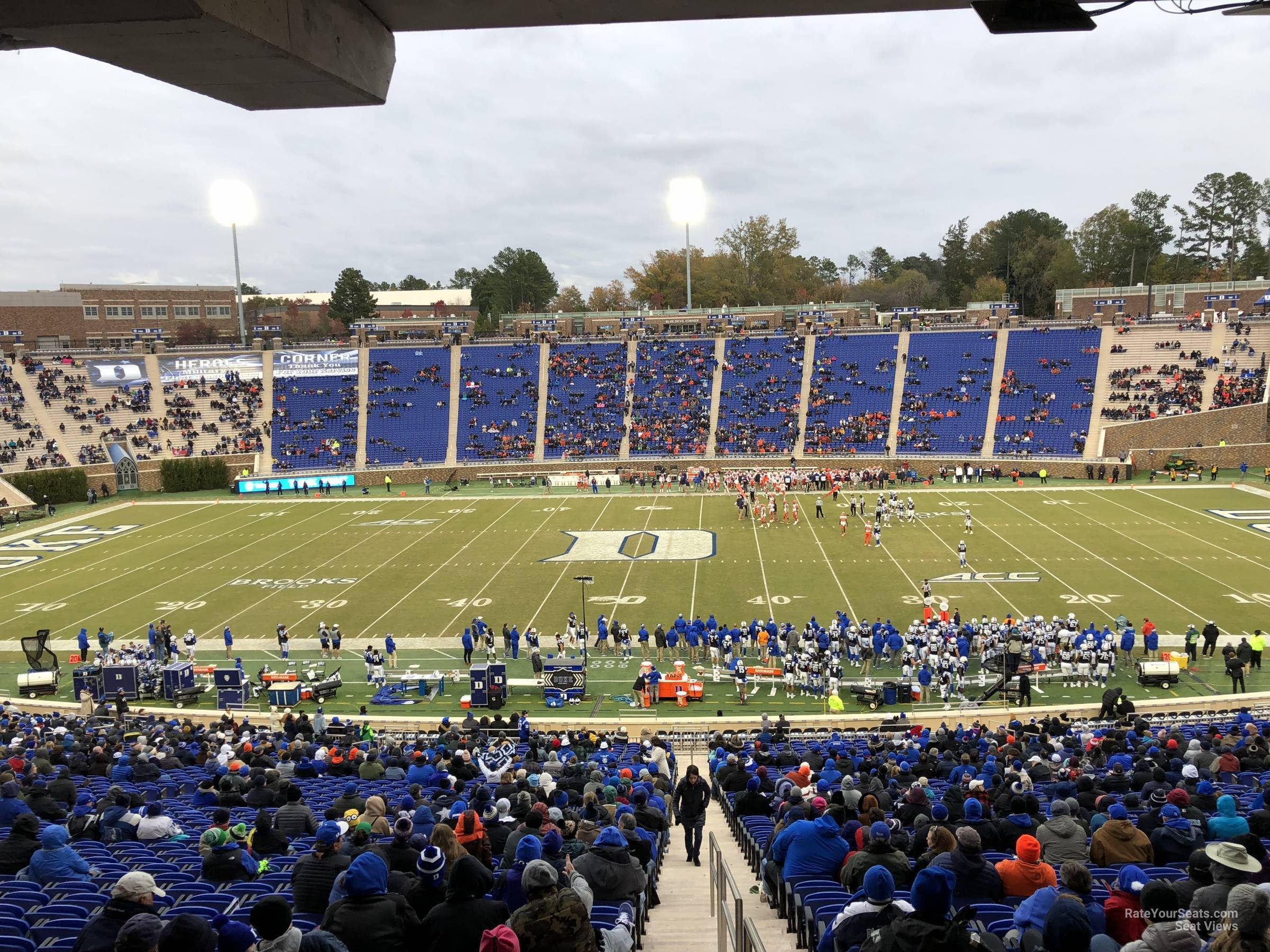 section 27, row pp seat view  - wallace wade stadium