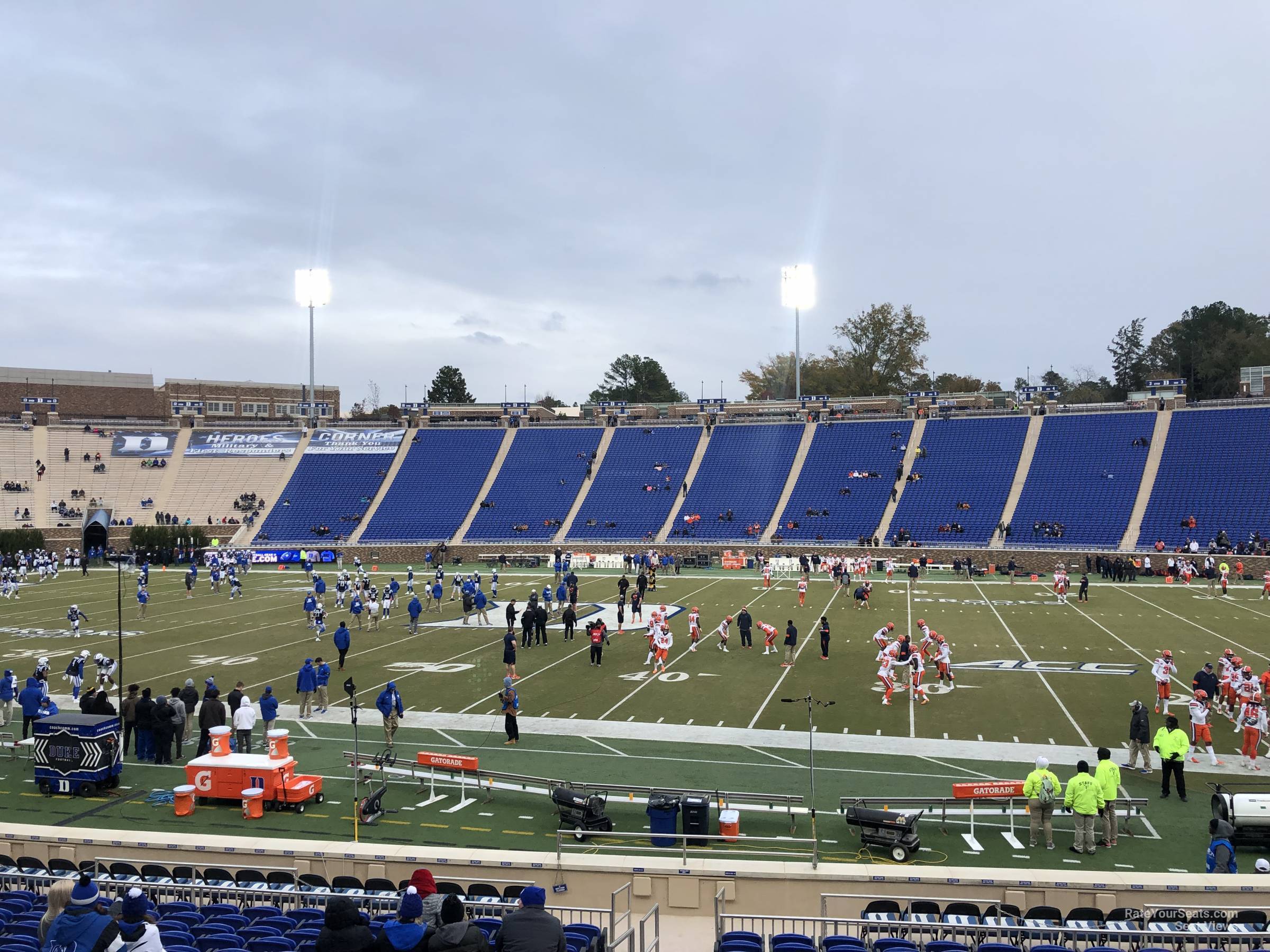 section 28, row k seat view  - wallace wade stadium